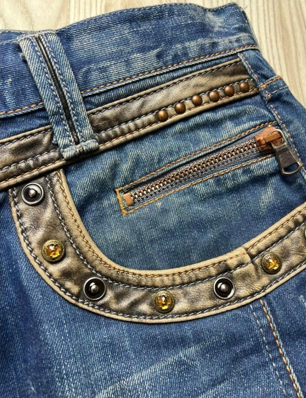 Other Vintage avantgarde Cipo&Baxx pants with leather accent Size US 38 / EU 54 - 5 Thumbnail