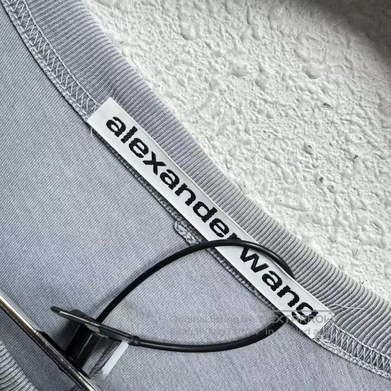 Alexander Wang alexander wang logo long sleeve in blue gray. Size US XL / EU 56 / 4 - 4 Thumbnail