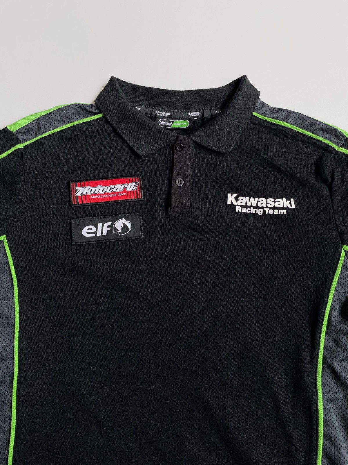 Japanese Brand Kawasaki racing team polo tee Japanese Brand Size US M / EU 48-50 / 2 - 3 Thumbnail