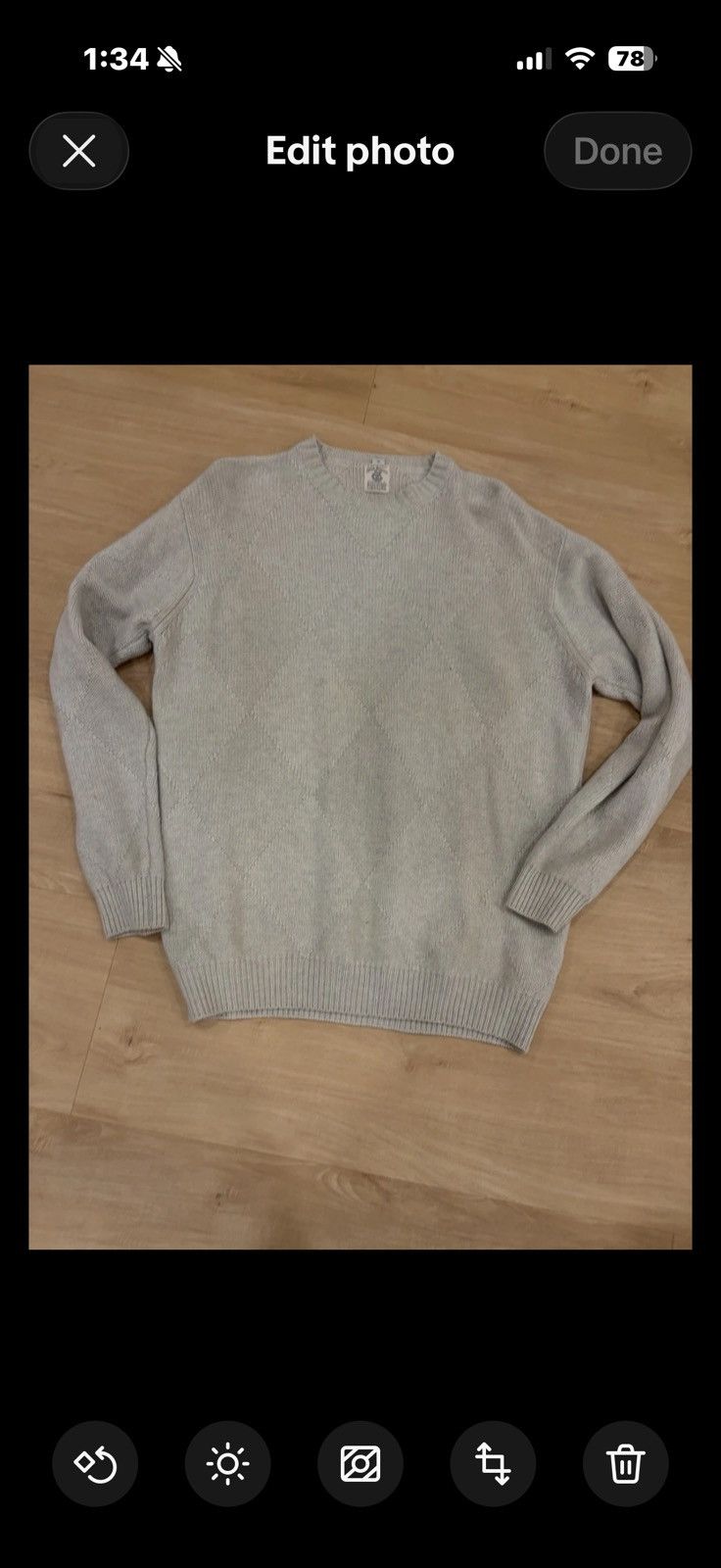 Bergdorf Goodman Saint Andrew/Bergdorf Goodman 100% cashmere sweater $990 Size US M / EU 48-50 / 2 - 1 Thumbnail