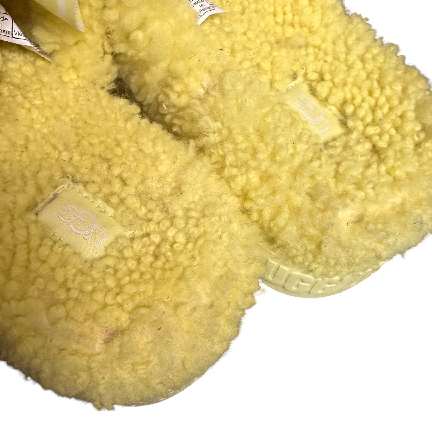 Ugg UGG Oh Fluffita Lambswool Slip On Sandals Yellow Women's 9 Size US 9 / IT 39 - 8 Thumbnail