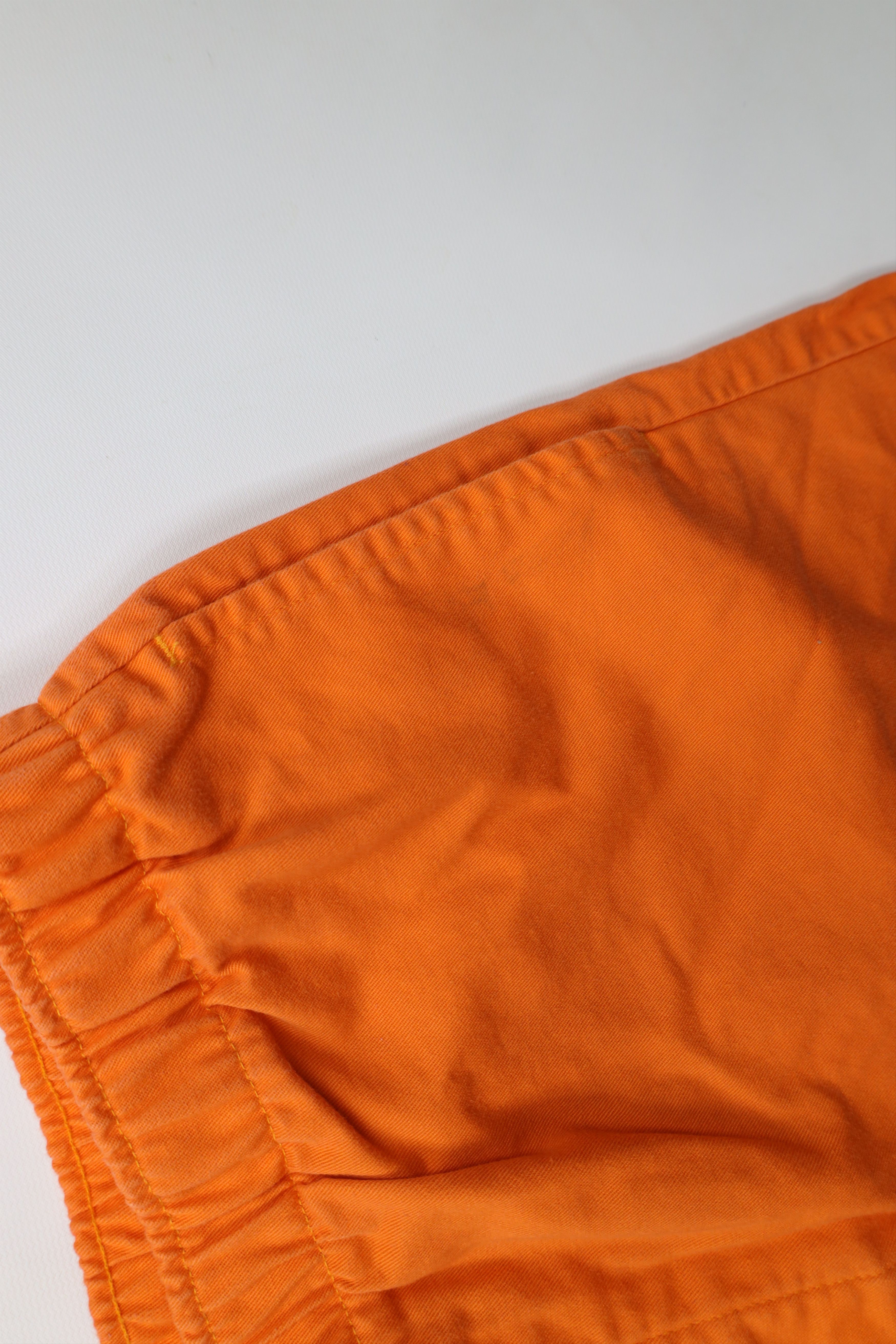 J.Crew × Vintage Vintage 90s J Crew Cotton Above Knee Shorts Orange USA Size US 34 / EU 50 - 6 Thumbnail