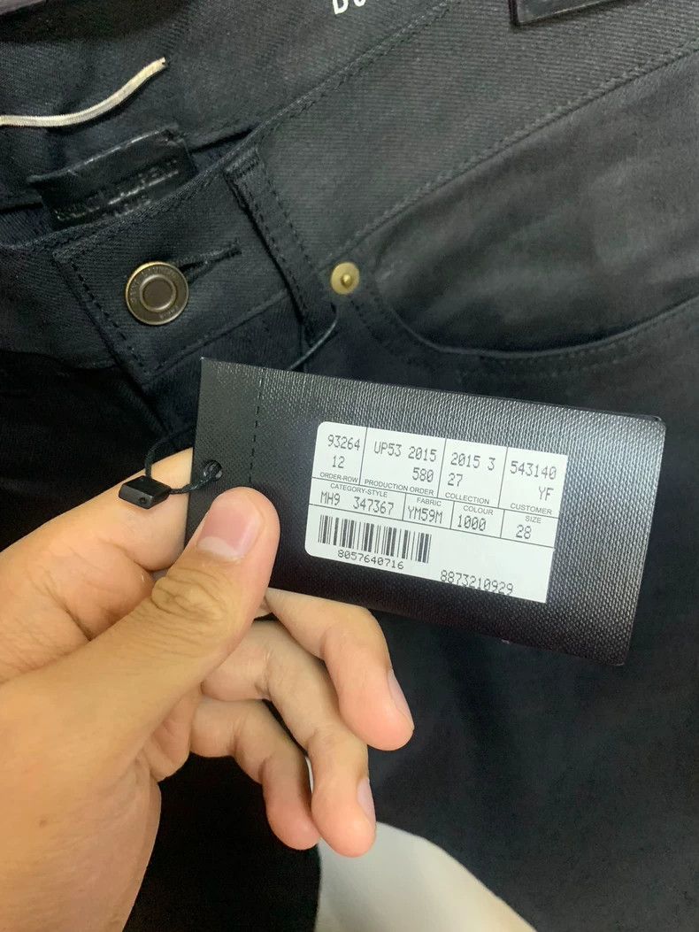 Saint Laurent Paris Saint Laurent Paris 2015FW D01 frayed pants Size US 28 / EU 44 - 3 Thumbnail