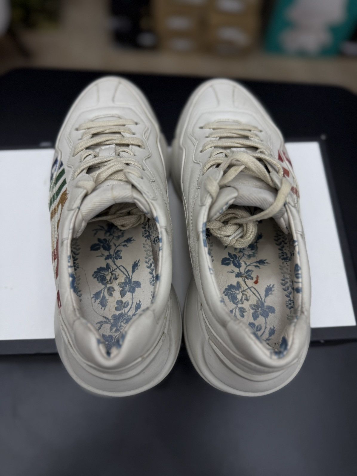 Gucci Gucci Women’s Rhyton Sneakers Size 39.5G/9.5US (W) Size US 9.5 / IT 39.5 - 11 Thumbnail