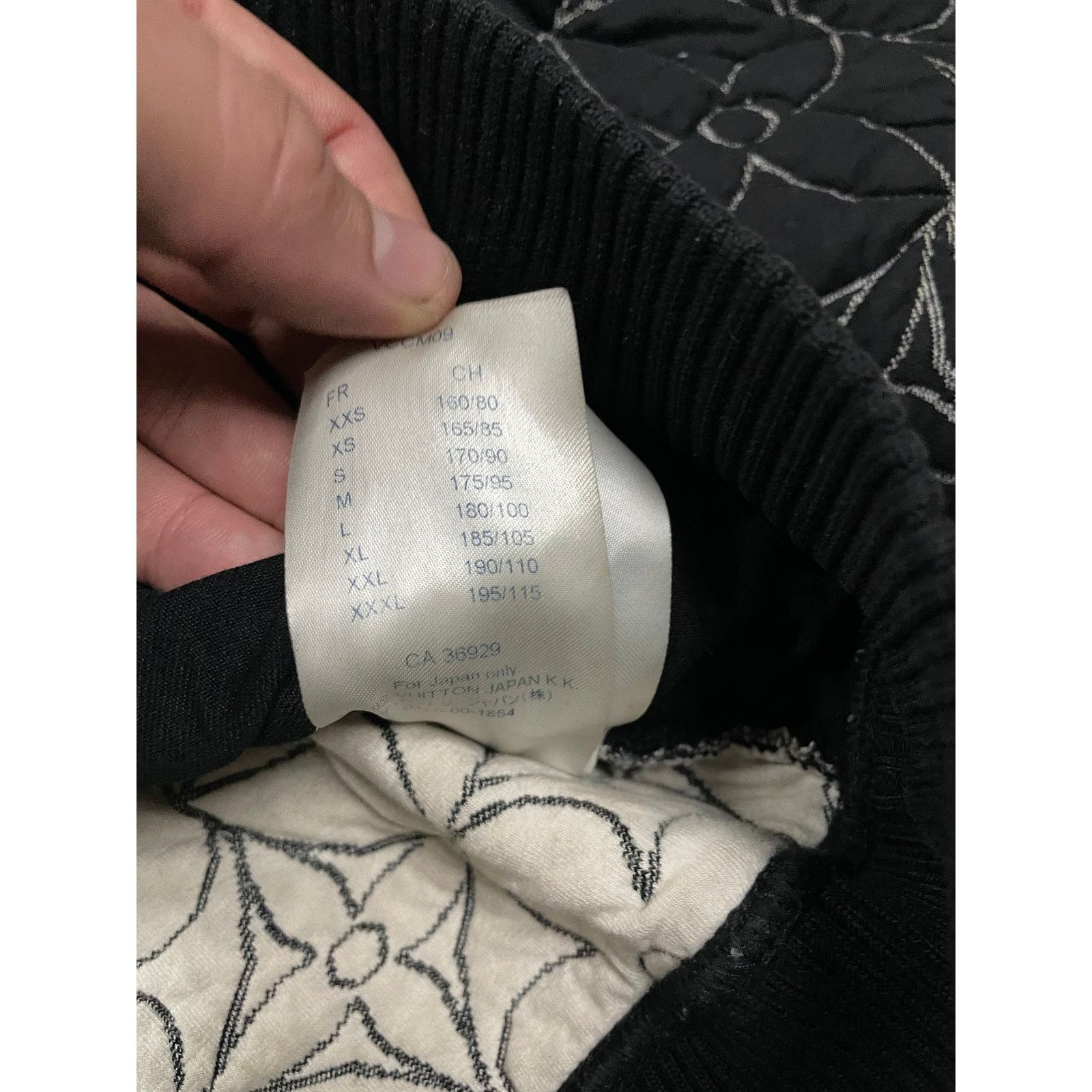 Louis Vuitton LV Monogram Black Jacket Large Used Size US L / EU 52-54 / 3 - 6 Thumbnail