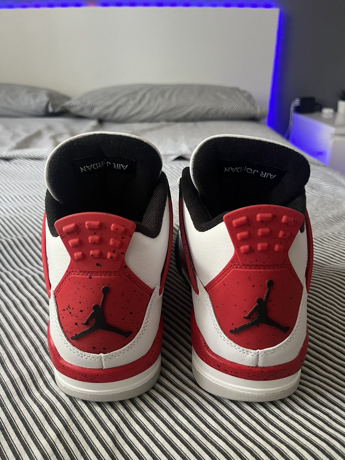 Jordan Brand × Nike jordan 4 red cement Size US 7.5 / EU 40-41 - 3 Thumbnail