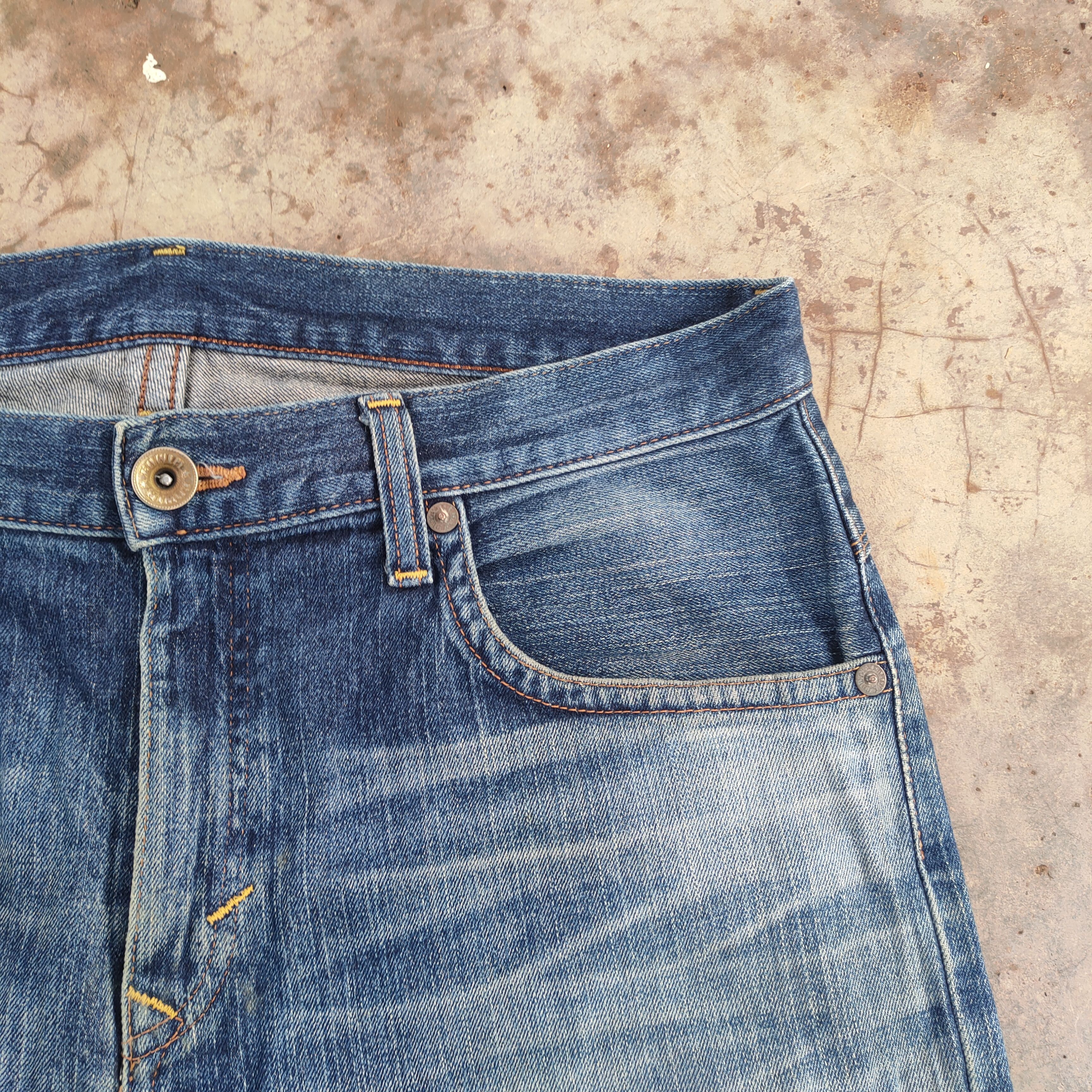 Edwin vintage Edwin faded distressed denim jeans pants Size US 38 / EU 54 - 18 Thumbnail
