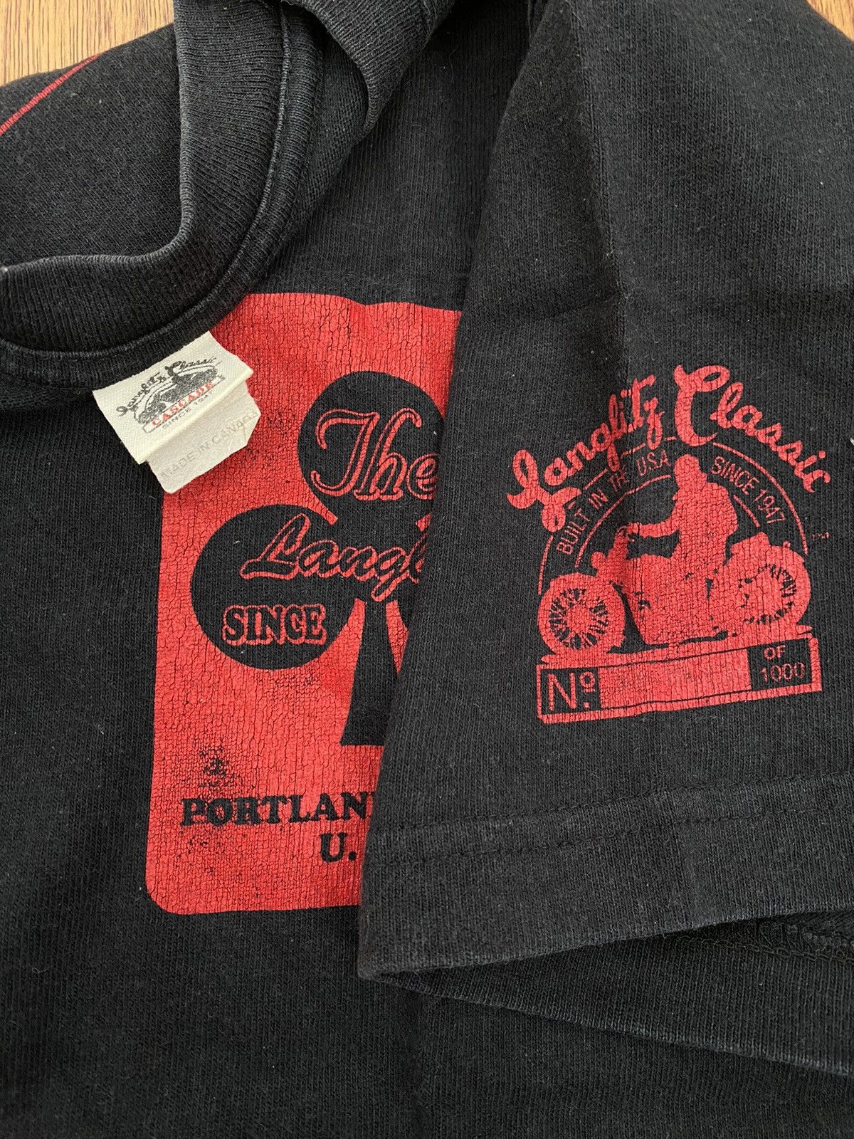 Indian Motorcycle × Vintage Langlitz Leather t-shirt Size US M / EU 48-50 / 2 - 3 Thumbnail