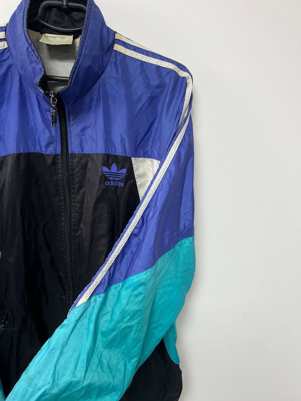 Adidas Vintage 80s Adidas Template Football Jacket Track Top M Size US M / EU 48-50 / 2 - 7 Thumbnail