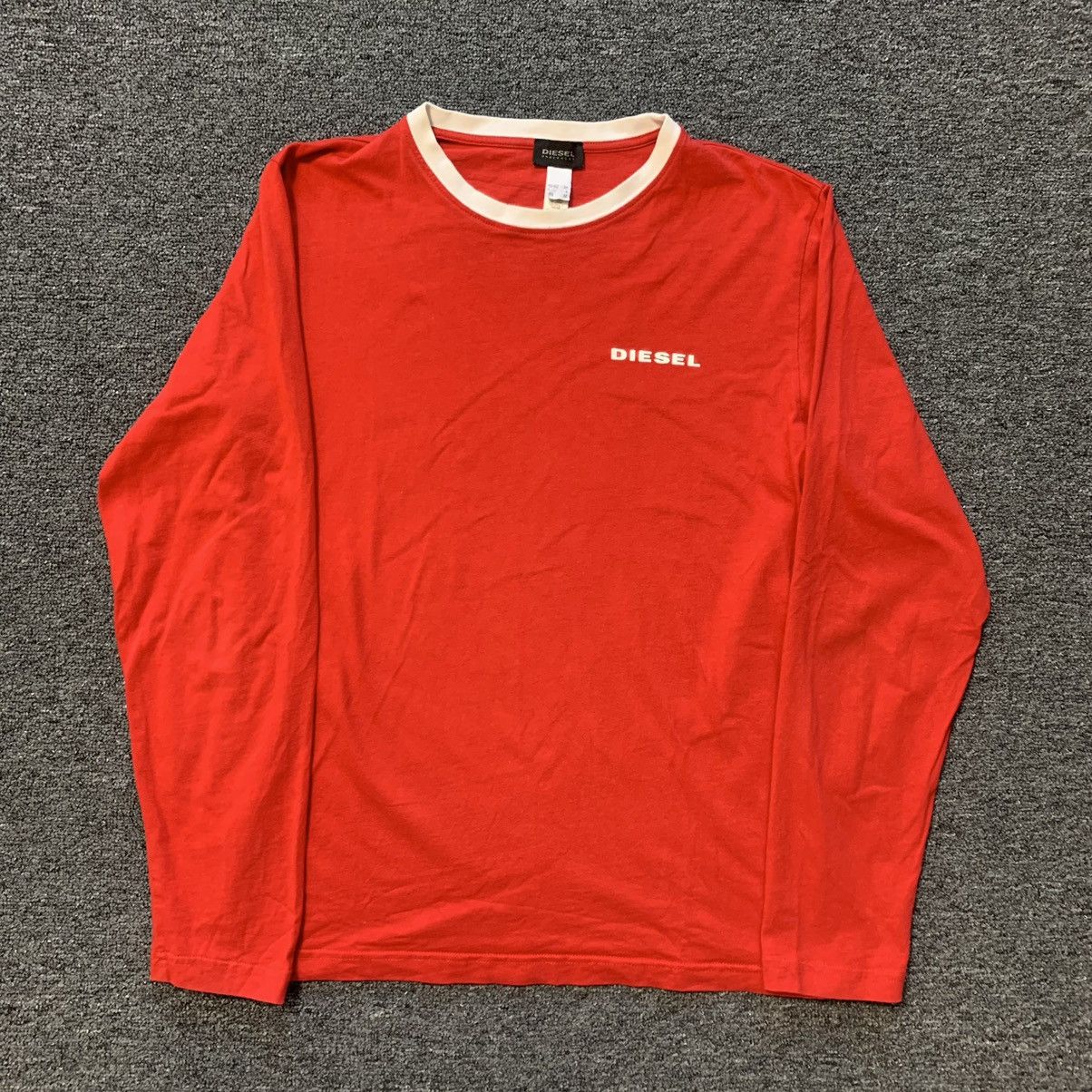 Diesel Vintage Diesel y2k Big Logo T-Shirt Size US M / EU 48-50 / 2 - 1 Thumbnail