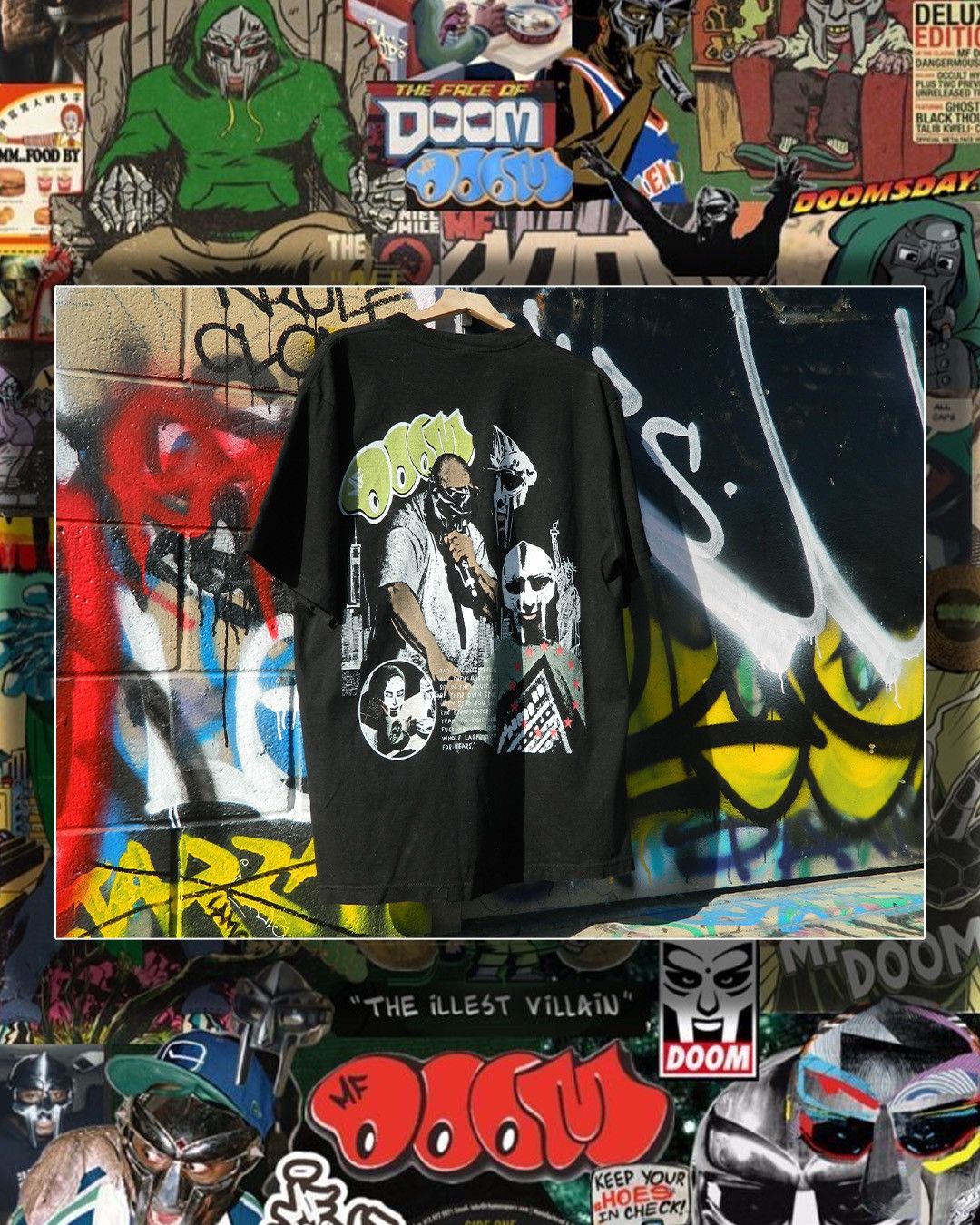 Supreme MF DOOM tshirt Size US L / EU 52-54 / 3 - 3 Thumbnail