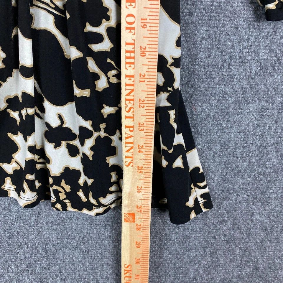 Style & Co Style & Co Blouse Small Women's 3/4 Sleeve Polyester Blend S Size S / US 4 / IT 40 - 5 Thumbnail