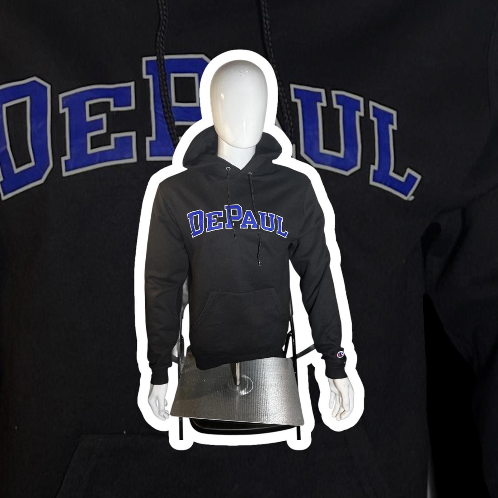 Champion DePaul University Hoodie - Black Size US S / EU 44-46 / 1 - 1 Thumbnail