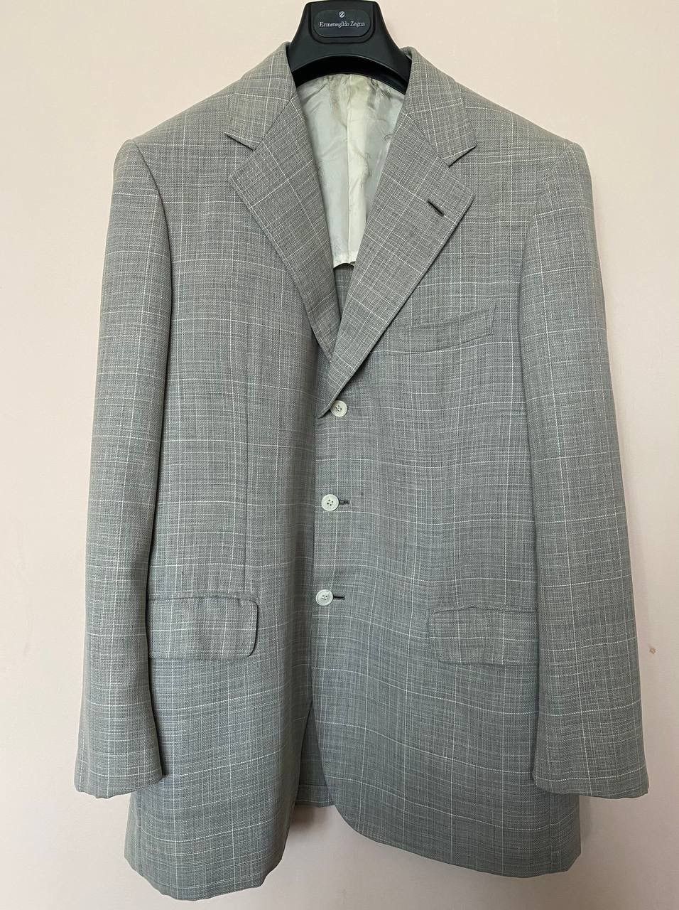 Brioni Brioni Blazer Nomentano Gray Knit Windowpane Wool Sportcoat Size 40S - 1 Thumbnail