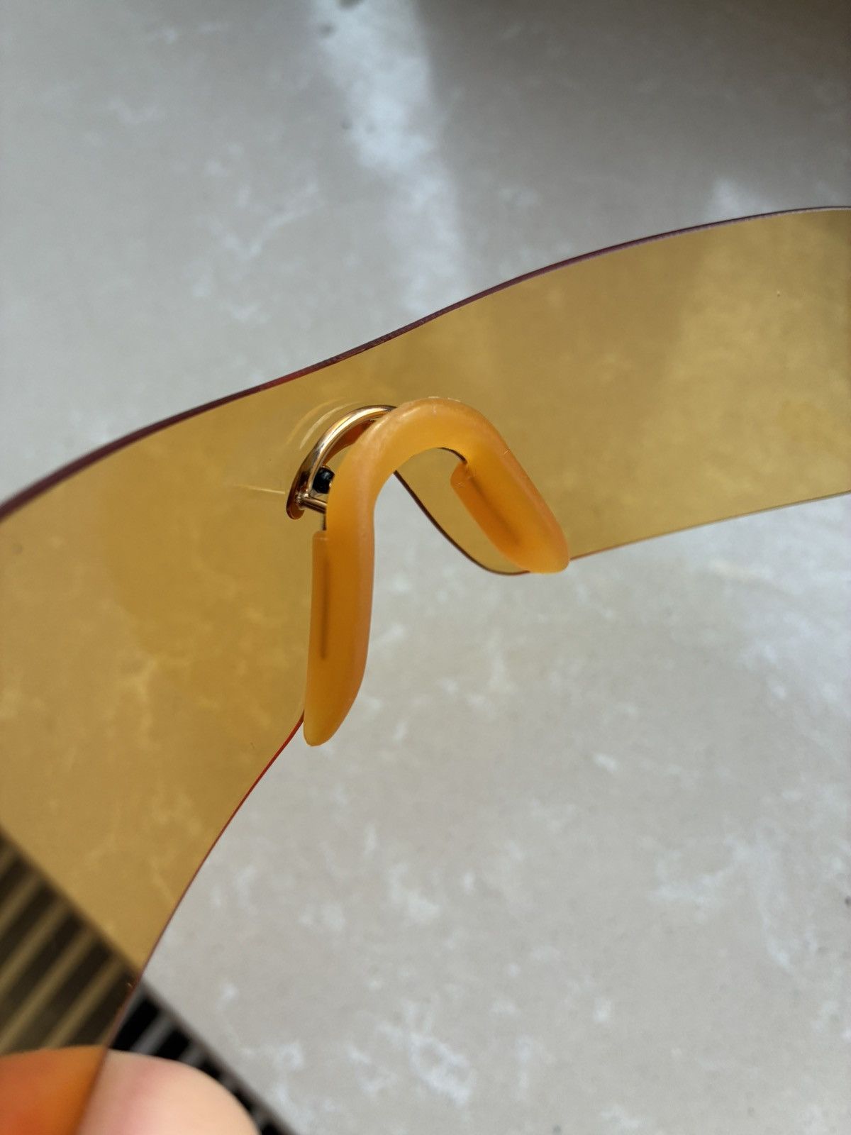 Christian Dior Monsieur Dior Millenium Sunglasses vintage orange silver Size ONE SIZE - 12 Thumbnail