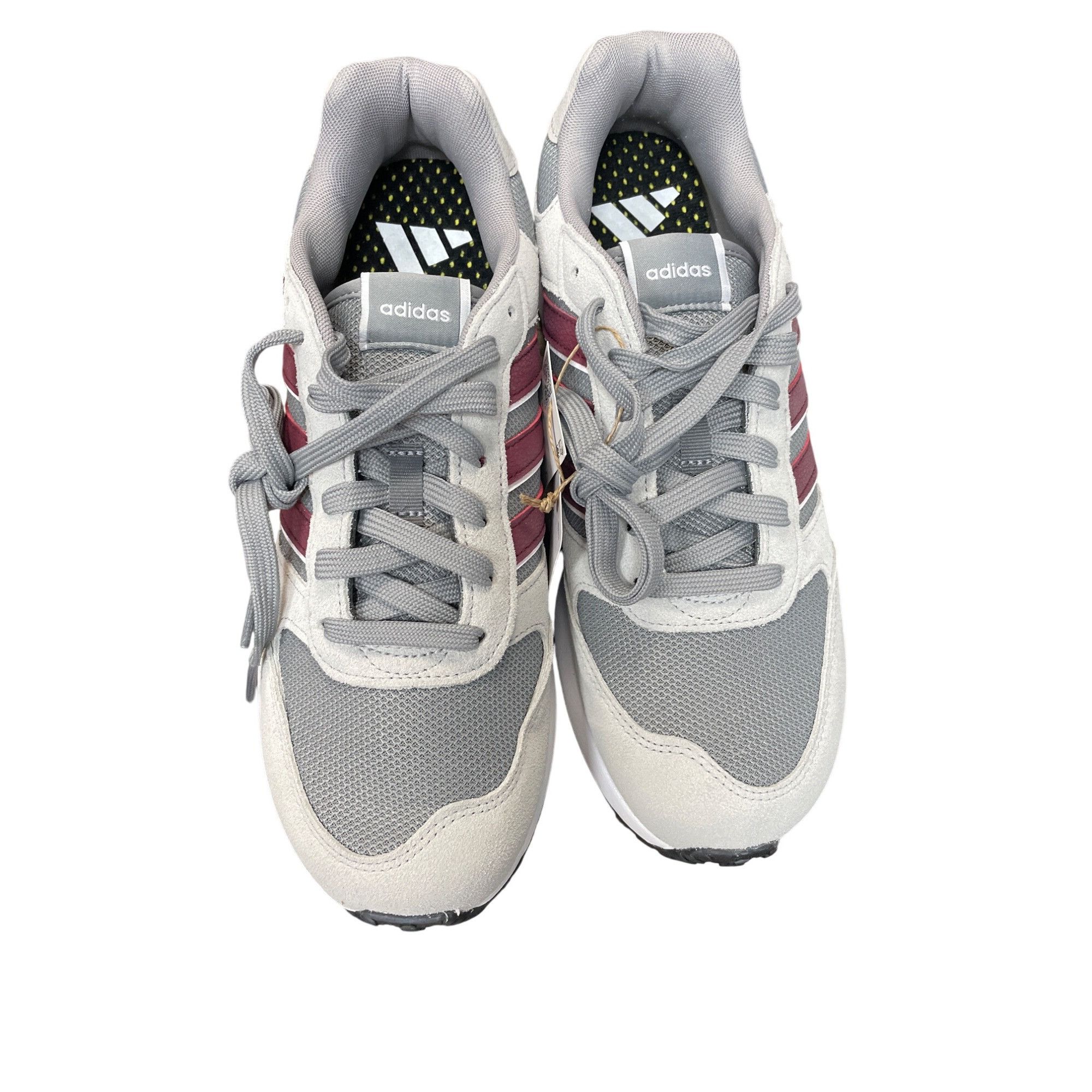 Adidas Adidas Run 80s Mens gray burgandy running Sneakers shoes Siz Size US 9 / EU 42 - 14 Thumbnail