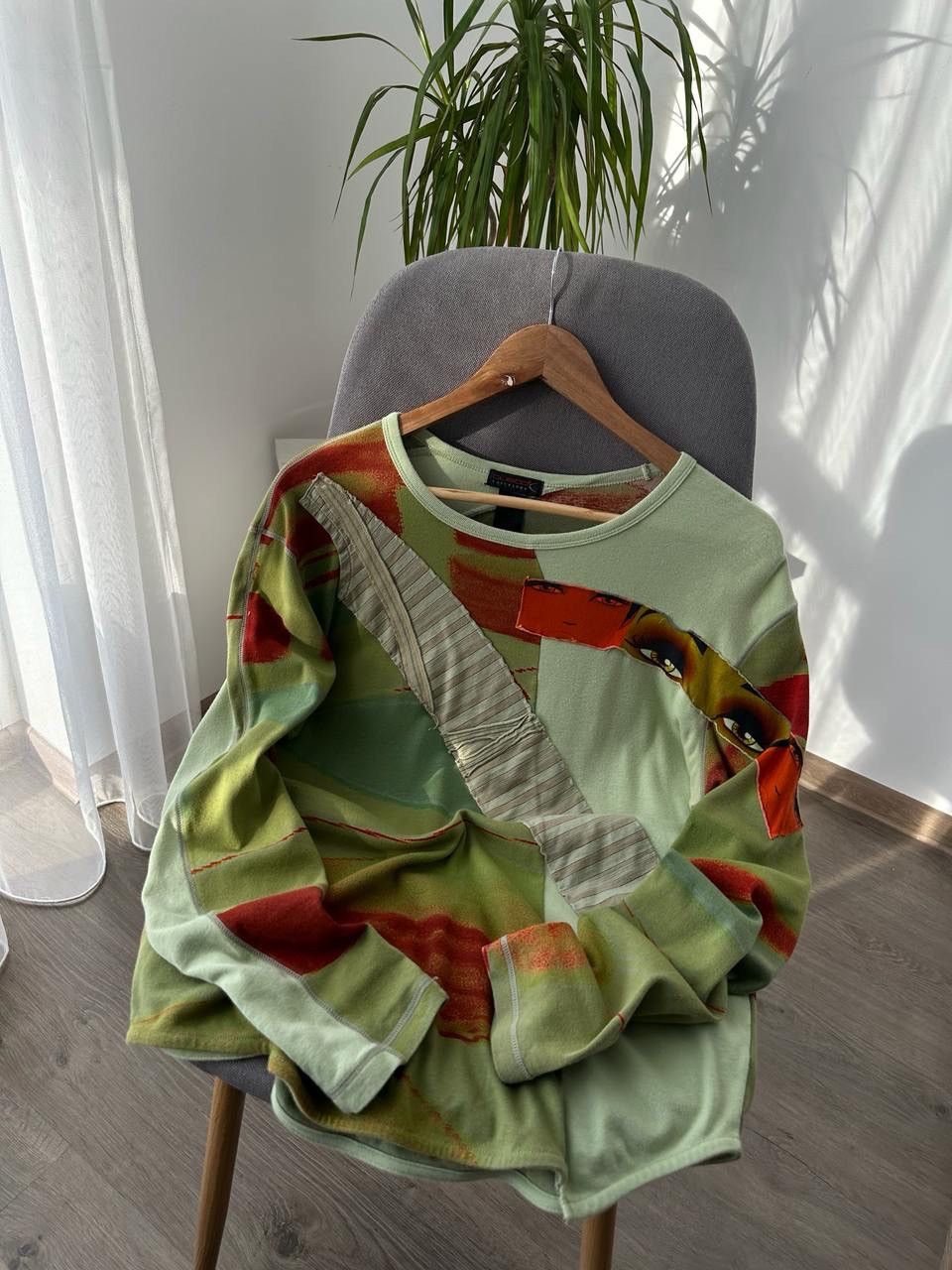 Japanese Brand × Vintage Vintage Custo Barcelona Printed Long Sleeve W’S Size M / US 6-8 / IT 42-44 - 2 Thumbnail