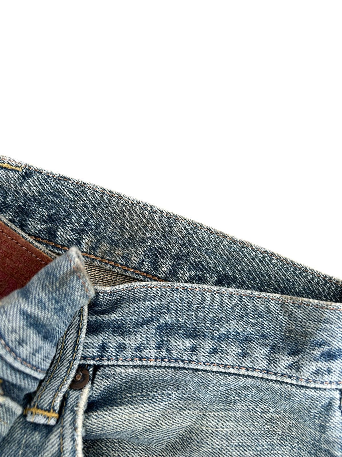 Japanese Brand × Kapital × Vintage Edwin Selvedge Distressed Baggy Mudwash Denim Jeans Size US 31 - 10 Thumbnail