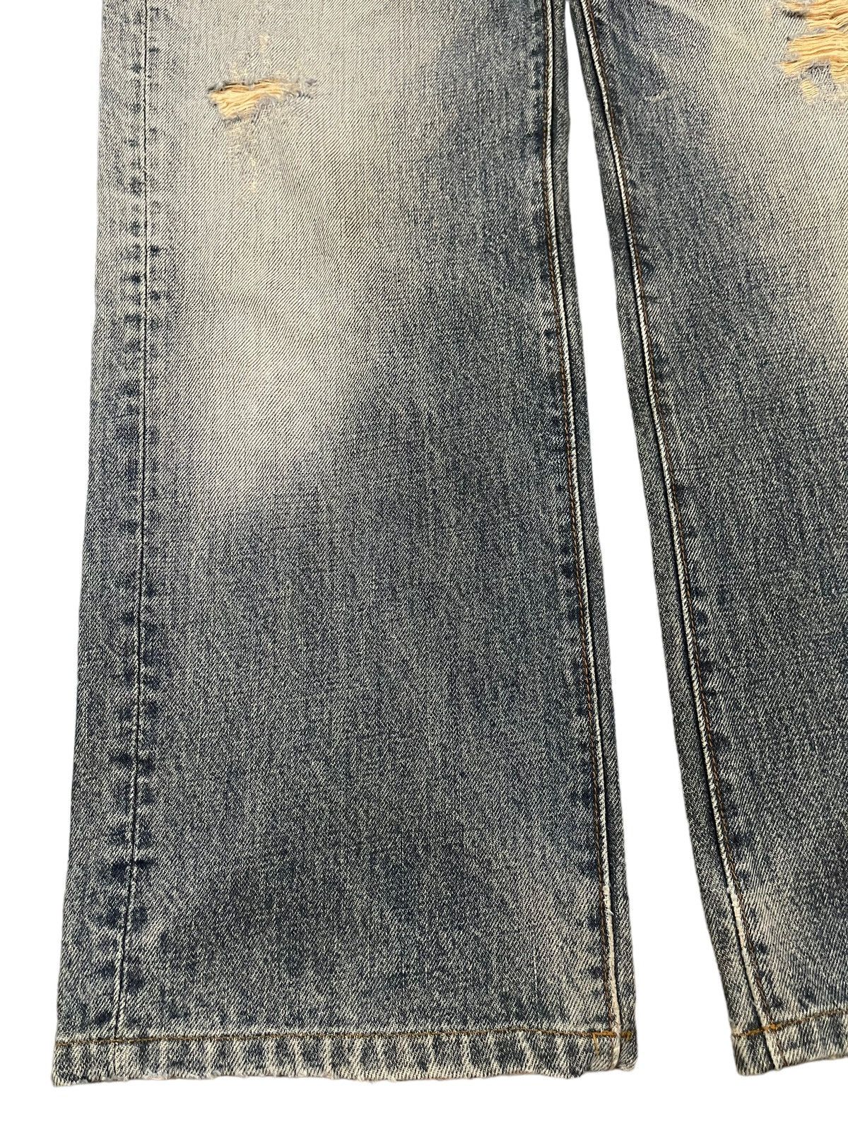 Big John Vintage 90s Big John Bleached Distress Style Jeans Size US 30 / EU 46 - 5 Thumbnail