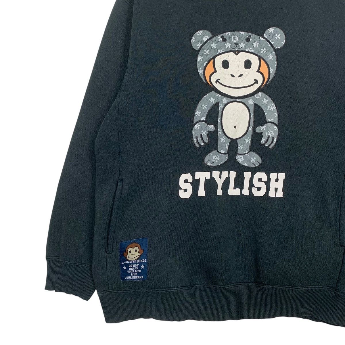 Japanese Brand Dack Dive Bongo Stylish Monkey Crewneck Sweatshirt Size US M / EU 48-50 / 2 - 3 Thumbnail