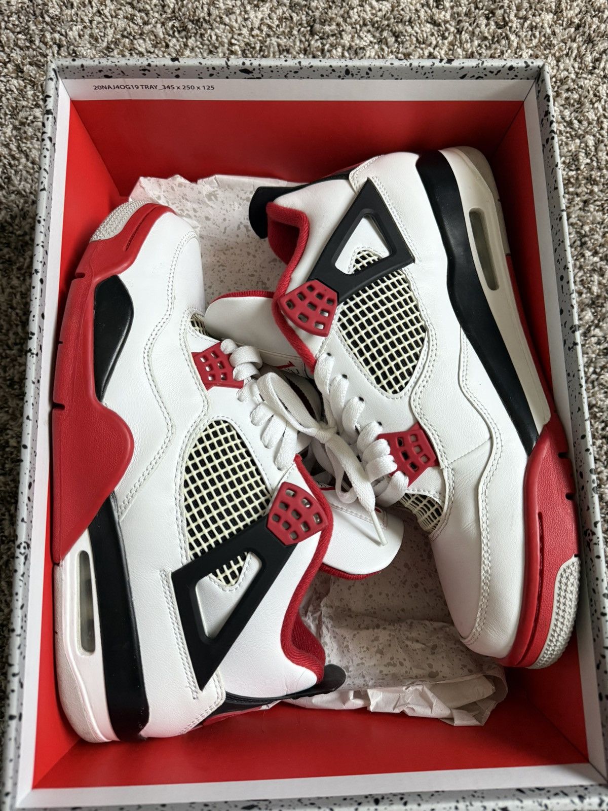 Jordan Brand Jordan 4 fire red Size US 10.5 / EU 43-44 - 7 Thumbnail