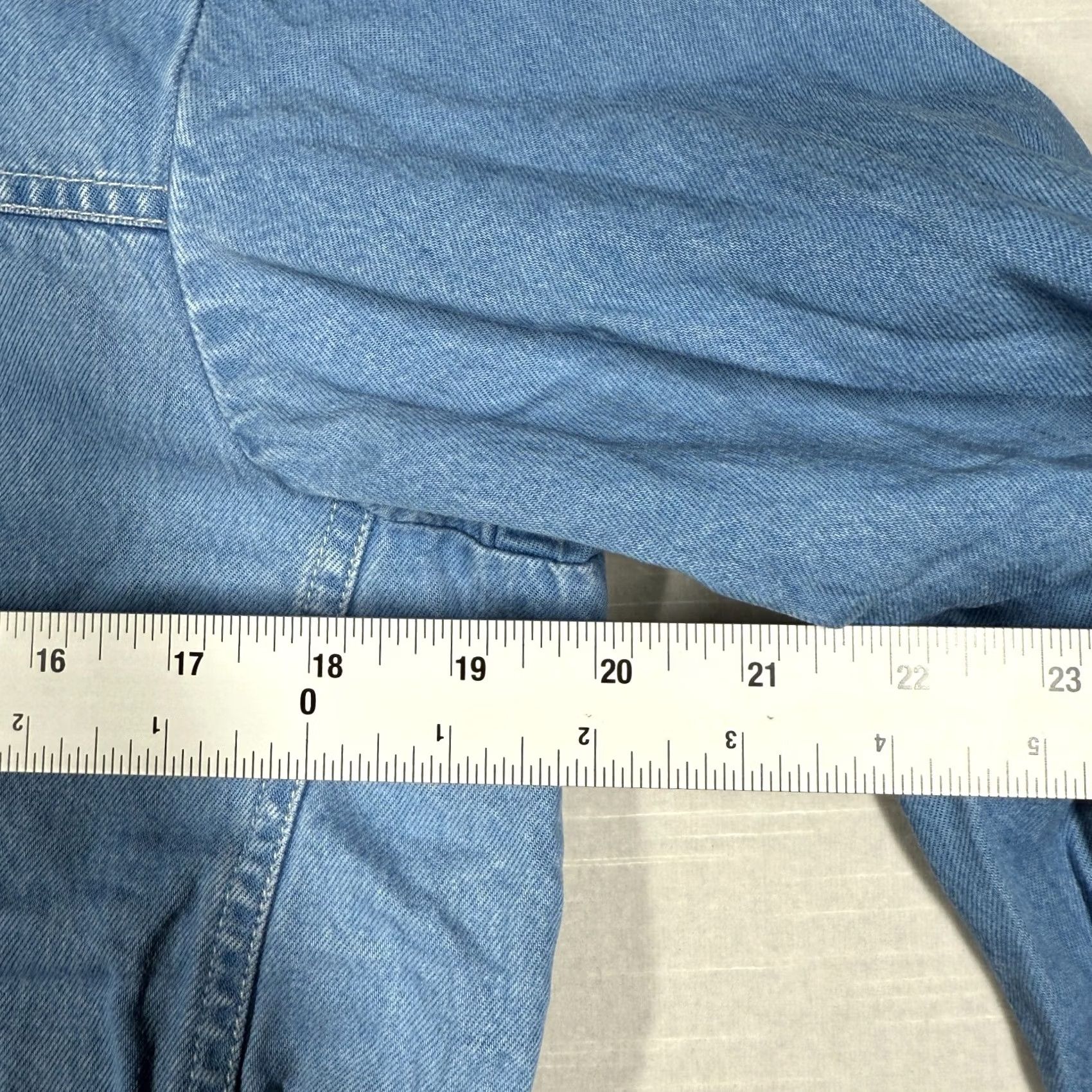 Pendleton Pendleton Shirt Women L Soft Denim Chambray Silver Button Rancher Workwear Blue Size L / US 10 / IT 46 - 5 Thumbnail