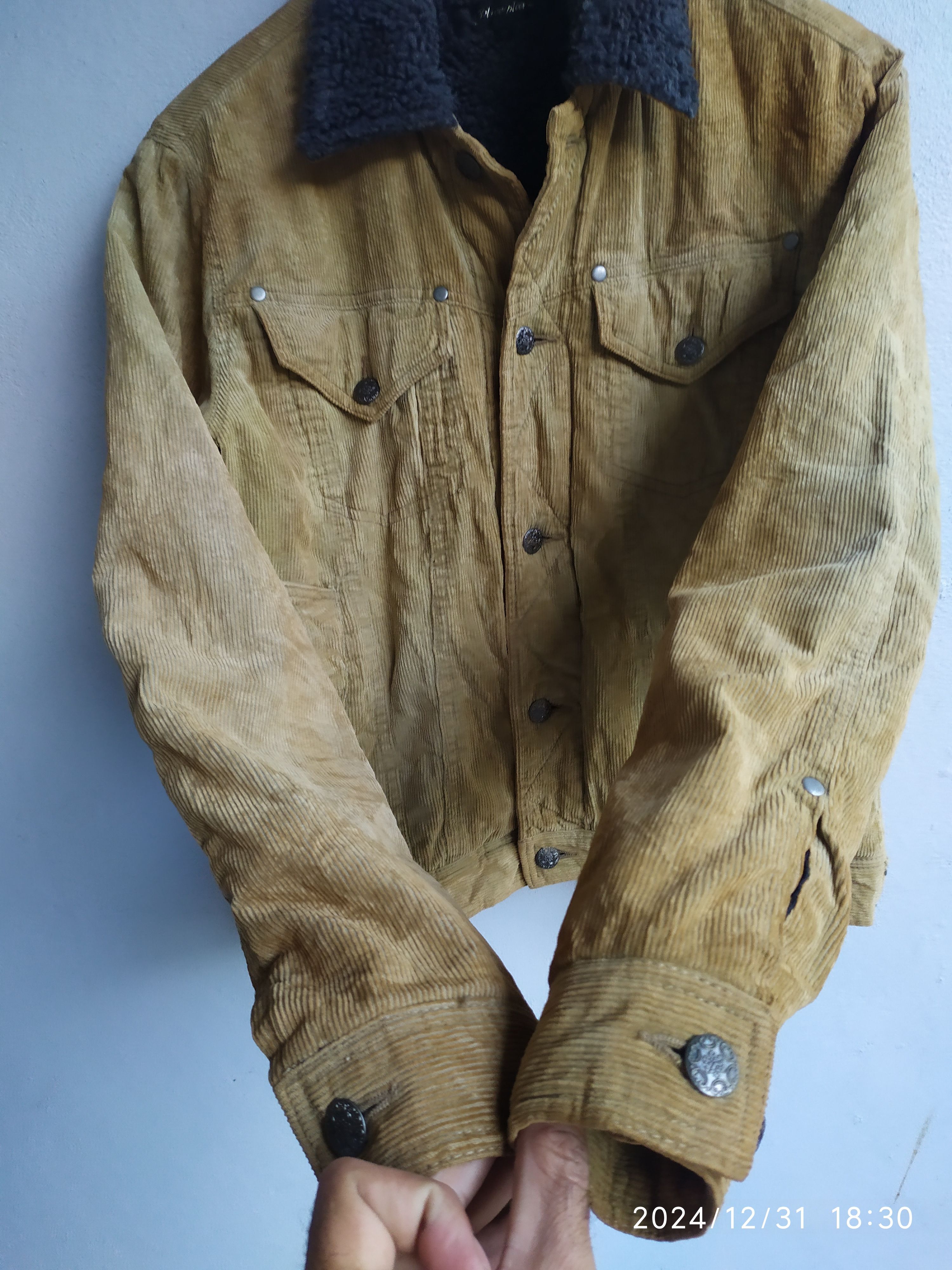 If Six Was Nine × Japanese Brand × Le Grande Bleu (L.G.B.) Japanese Brand Faded Curduroy Jacket in Size S Size US S / EU 44-46 / 1 - 3 Thumbnail