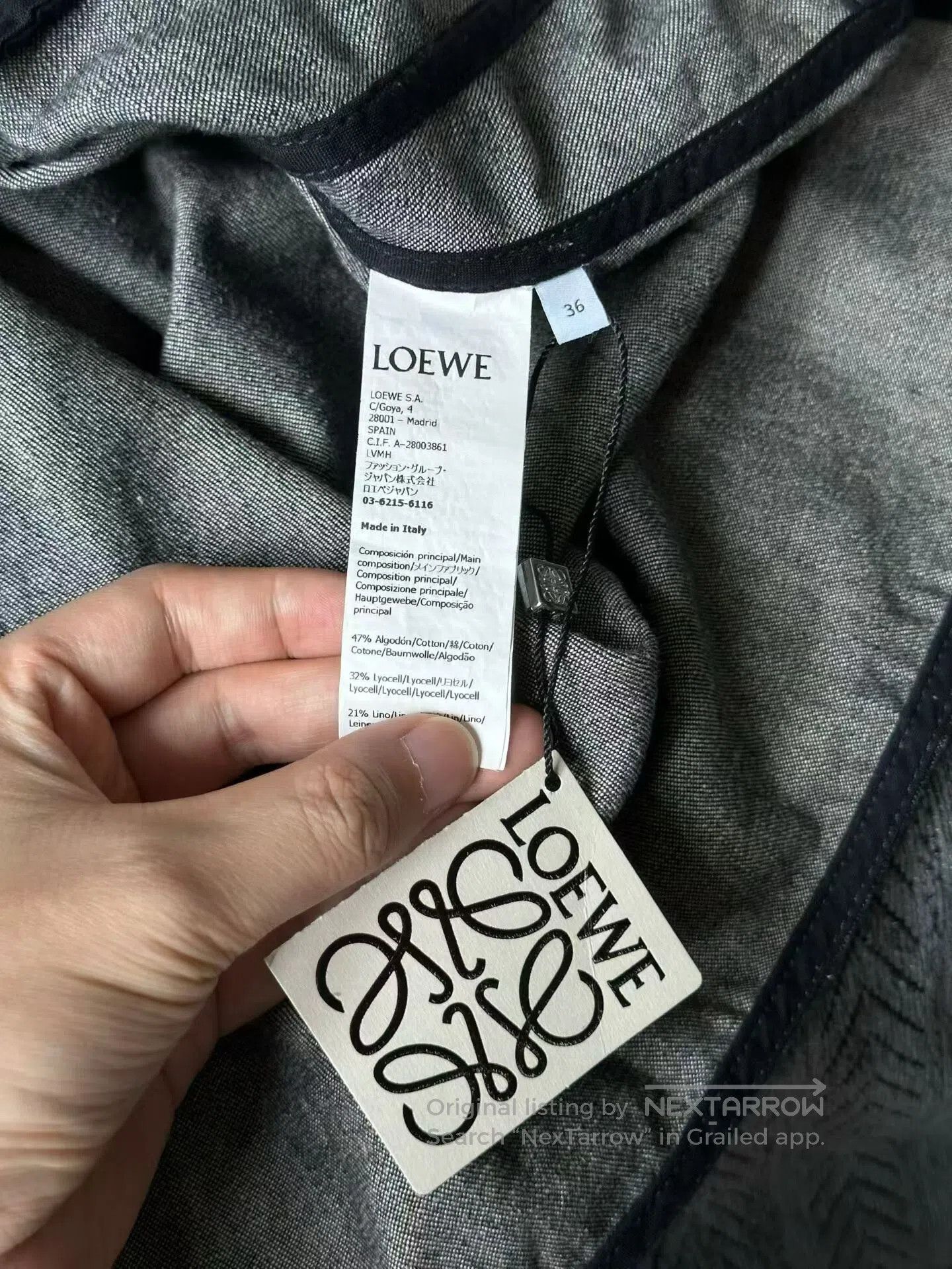 Loewe loewe denim hooded jacket size 36. Size US M / EU 48-50 / 2 - 4 Thumbnail
