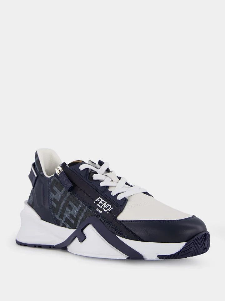 Fendi o1s1wg110126 Trainers Sneakers in White/Blue Size US 11 / EU 44 - 3 Thumbnail