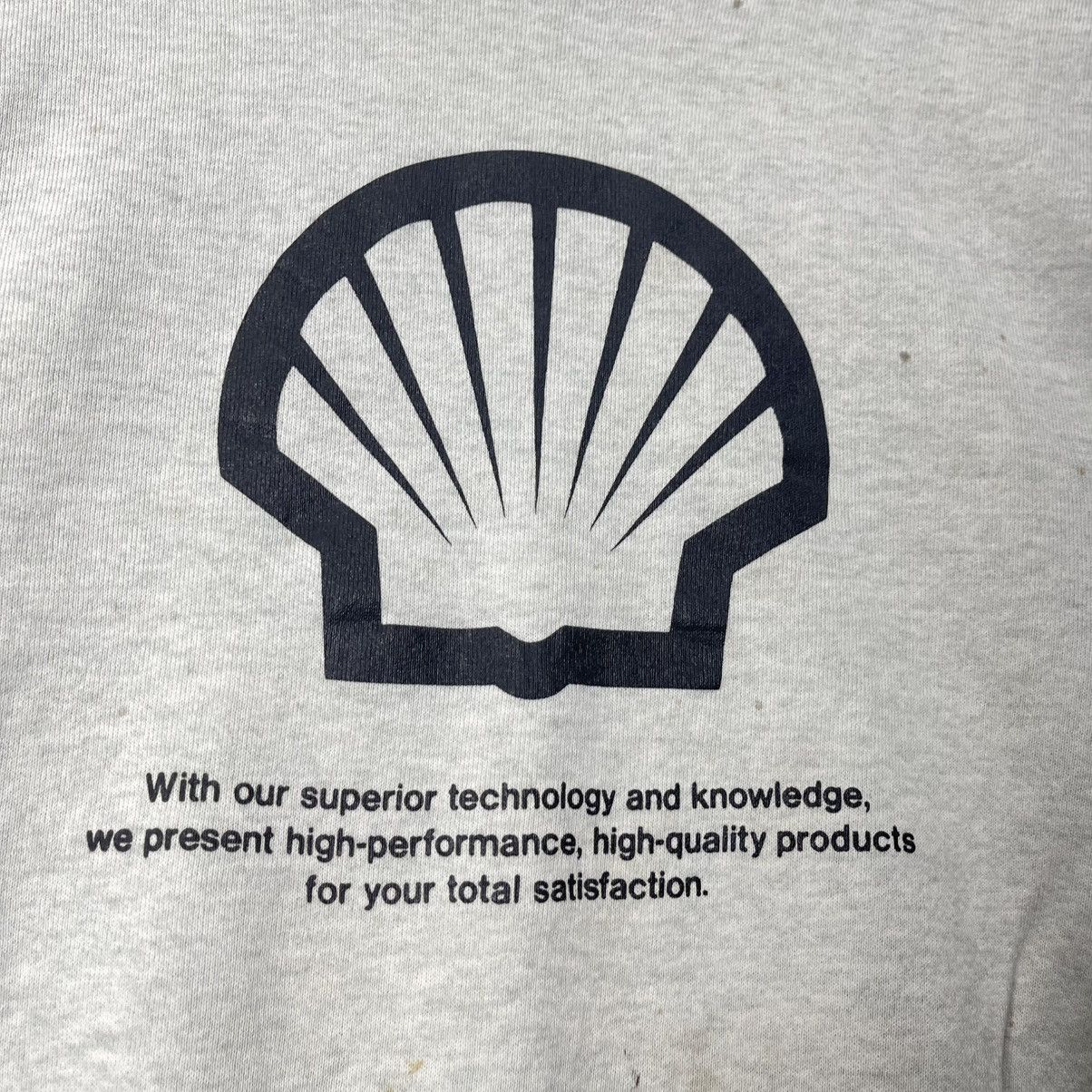 Fruit Of The Loom Vintage Shell Oil Promo Sweatshirt (90s) Size US L / EU 52-54 / 3 - 3 Thumbnail