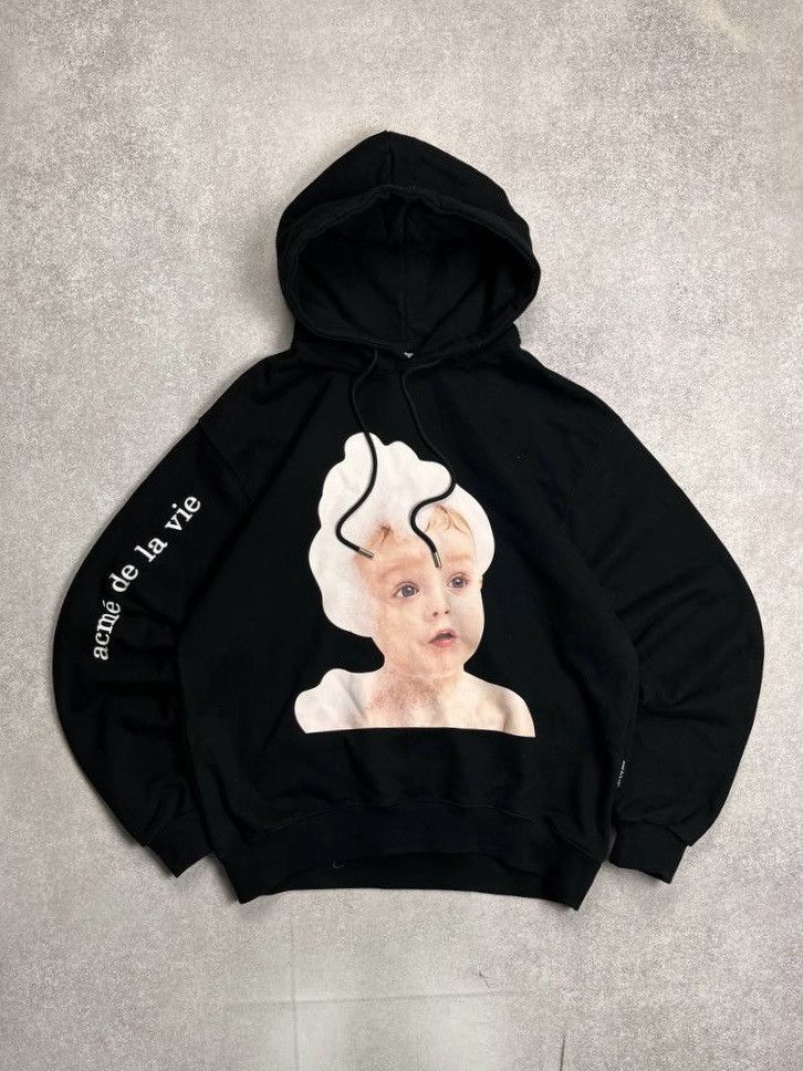 Japanese Brand ACME DE LA VIE ADLV BOXY GIRL BOXY HEAVY COTTON HOODIE L Size US L / EU 52-54 / 3 - 1 Thumbnail