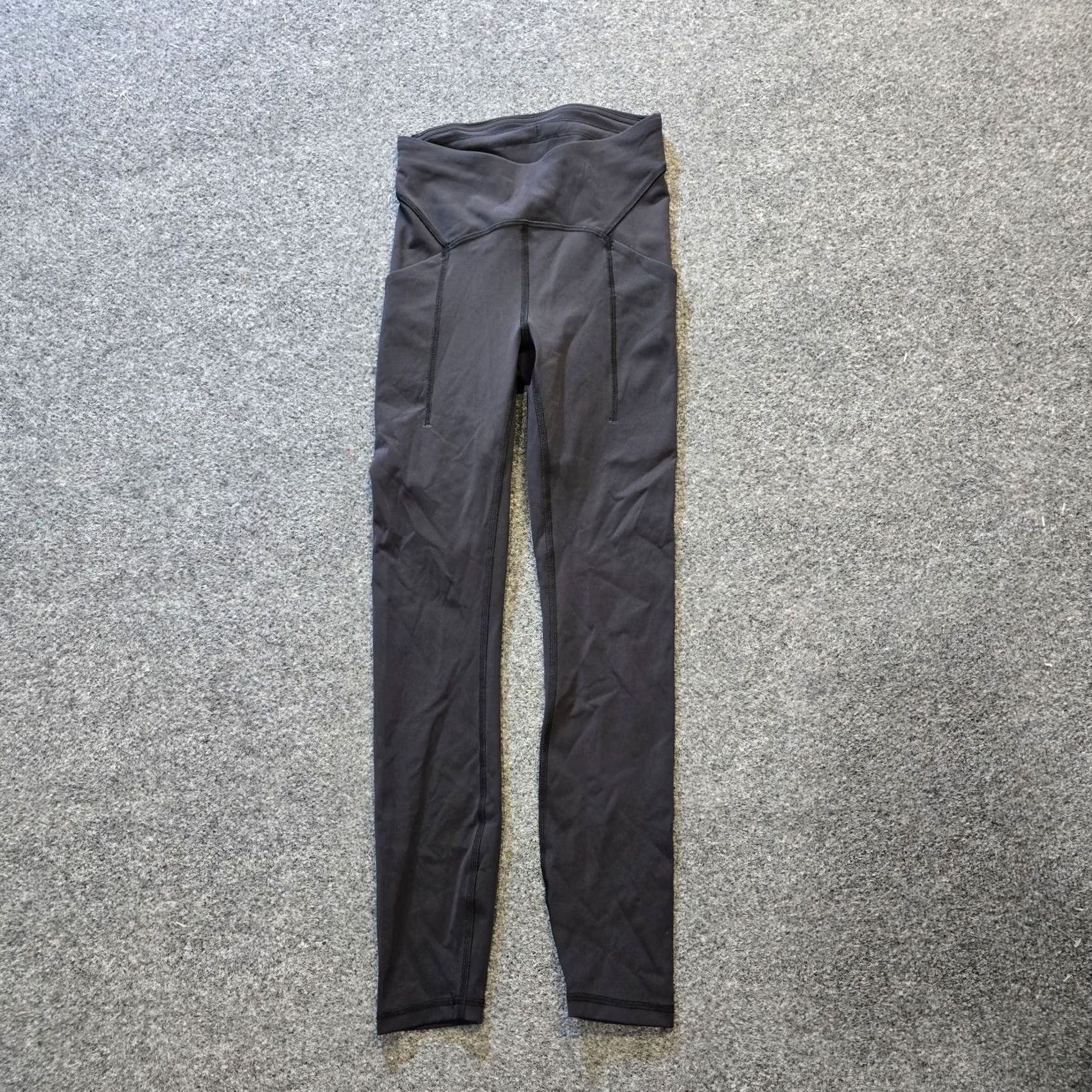 Lululemon Lululemon Pants Womens Size 2 Black Power Thru High Rise 25 Inch Leggings Casual Size 26" / US 2 / IT 38 - 2 Thumbnail