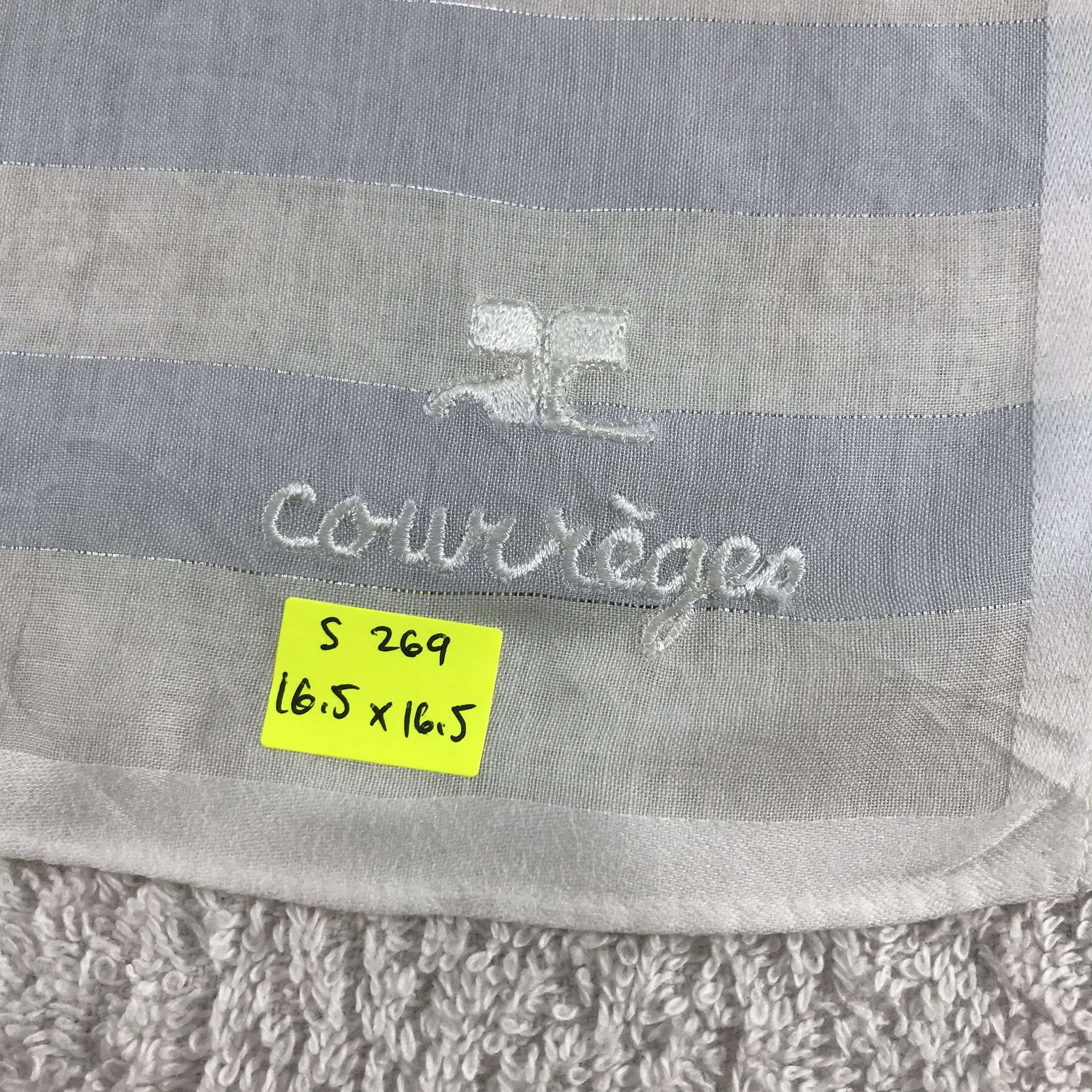 Courreges × Vintage Courreges Bandana / Handkerchief / Neckerchief - S269 Size ONE SIZE - 5 Thumbnail