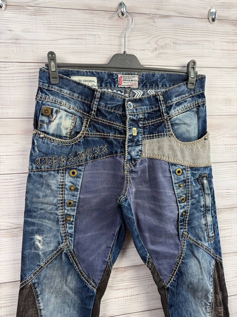 Japanese Brand Avant Garde Cipo Baxx Jeans Dragons Japanese Style Denim Size US 32 / EU 48 - 2 Thumbnail