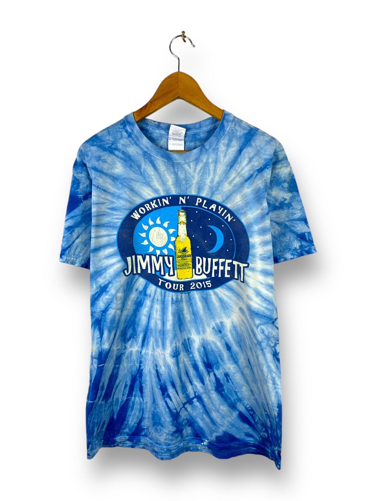 Band Tees Steals! Jimmy Buffett Workin n Playin 2015 Tour Band Tee Size US M / EU 48-50 / 2 - 1 Thumbnail