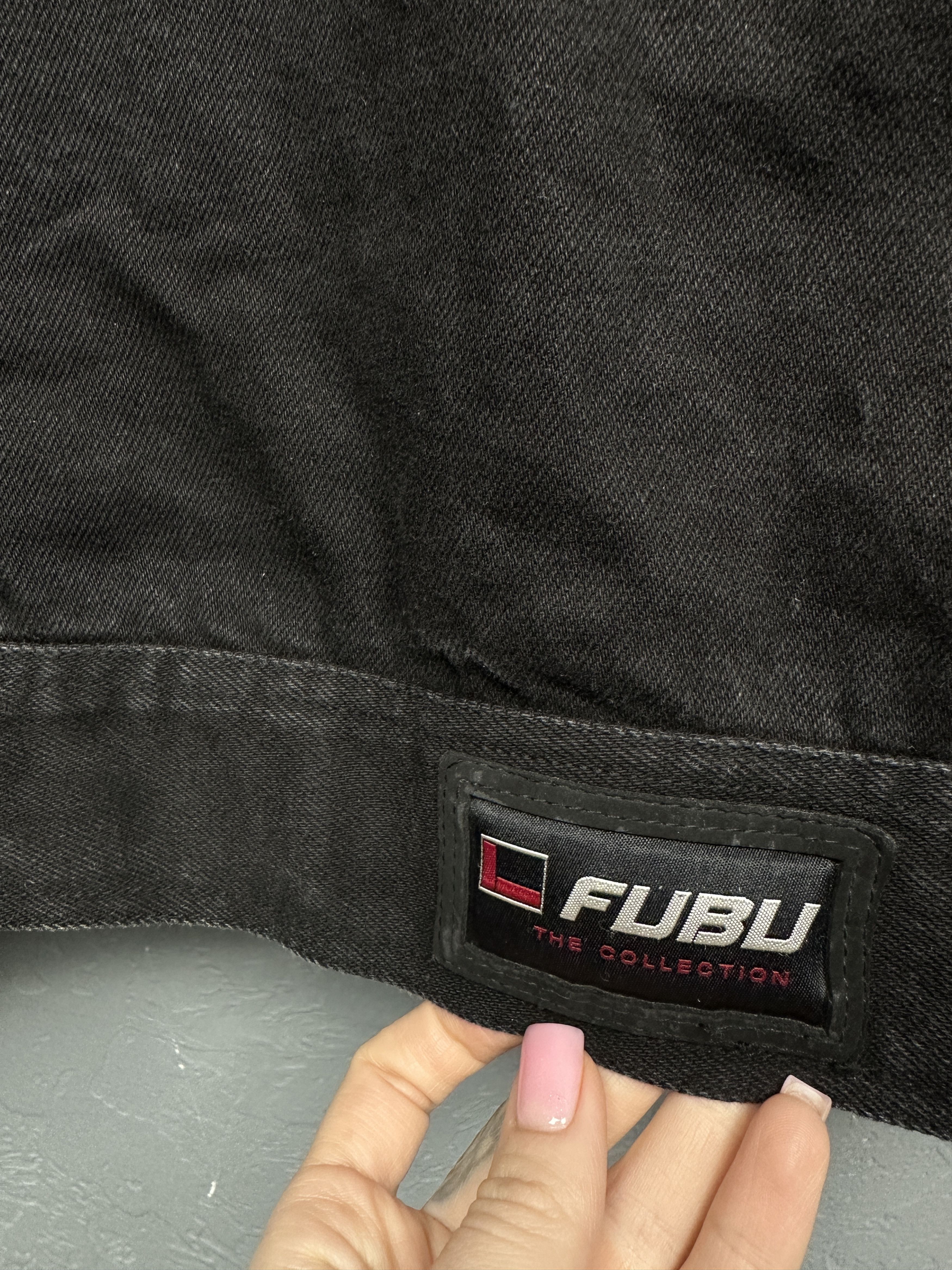 Fubu Fubu 90s Vintage Mens Heavy Denim Jacket Size US XL / EU 56 / 4 - 8 Thumbnail