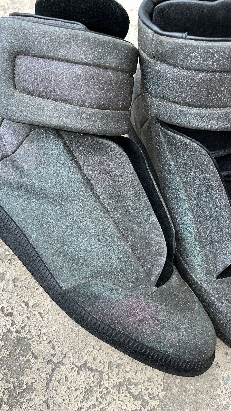 Maison Margiela Maison Margiela Future High-Top Black Glitter Size US 12.5 / EU 45-46 - 6 Thumbnail