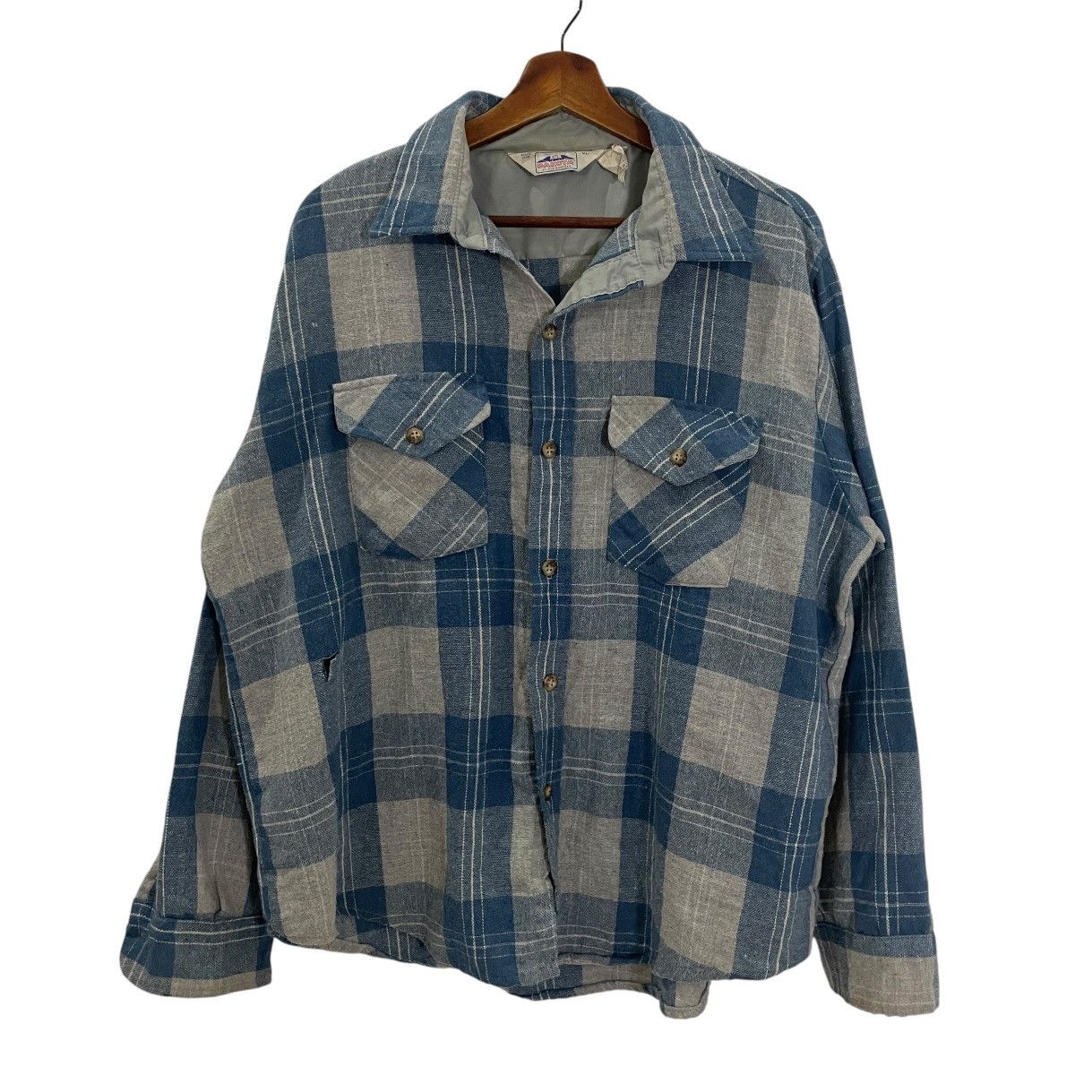 Japanese Brand × Vintage Vintage 80s Daketa Flanel Size US XL / EU 56 / 4 - 1 Thumbnail