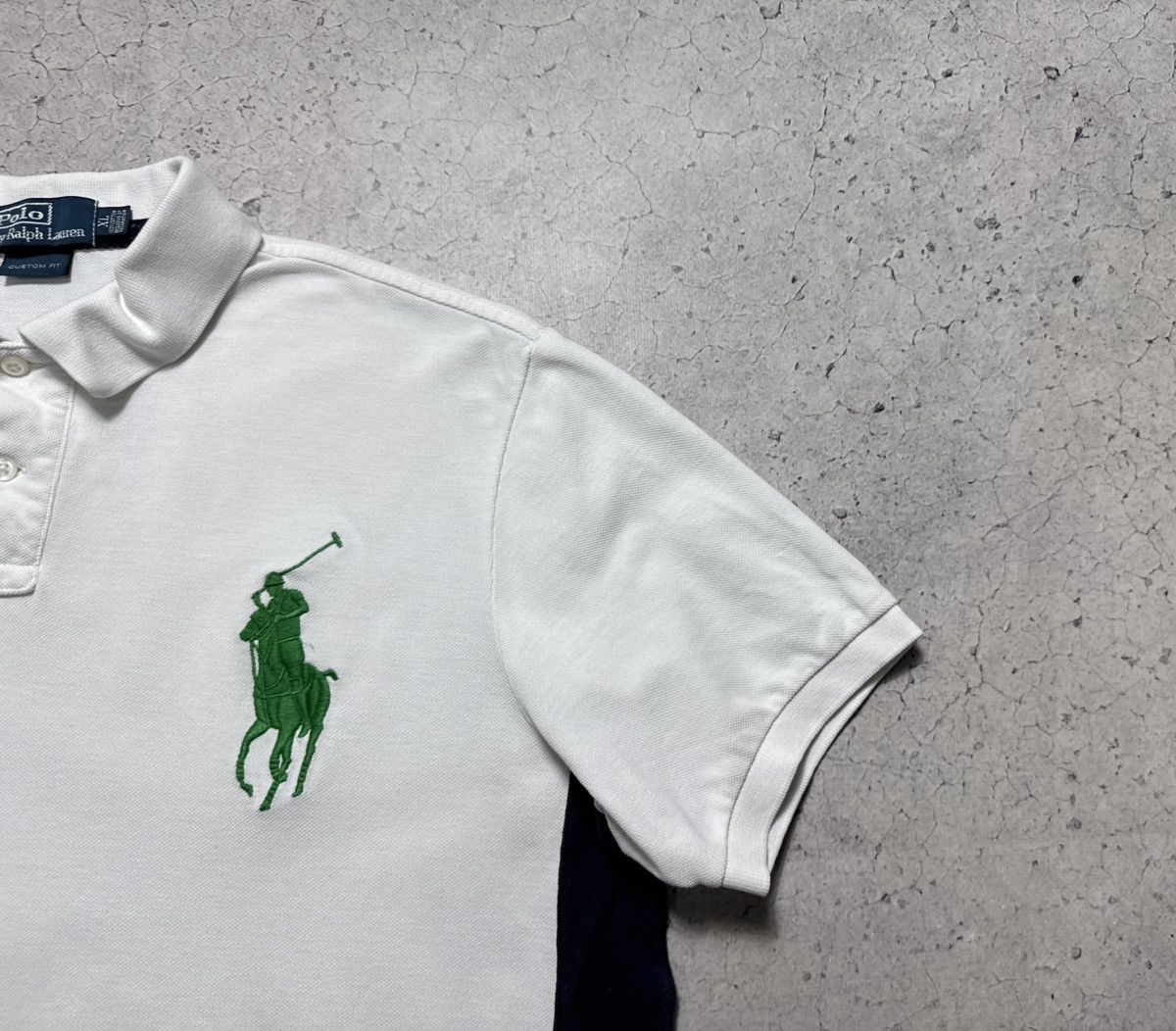 Polo Ralph Lauren Polo Ralph Lauren Big Pony #3 Polo Shirt White Vintage Size US XL / EU 56 / 4 - 3 Thumbnail