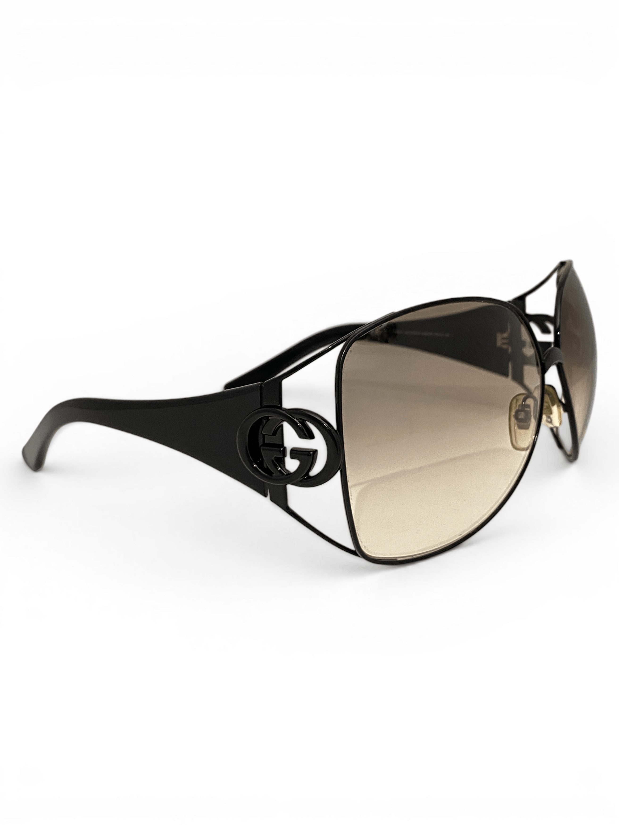 Gucci Gucci x Tom Ford GG Logo Black Oversized Sunglasses Y2K Size ONE SIZE - 3 Thumbnail