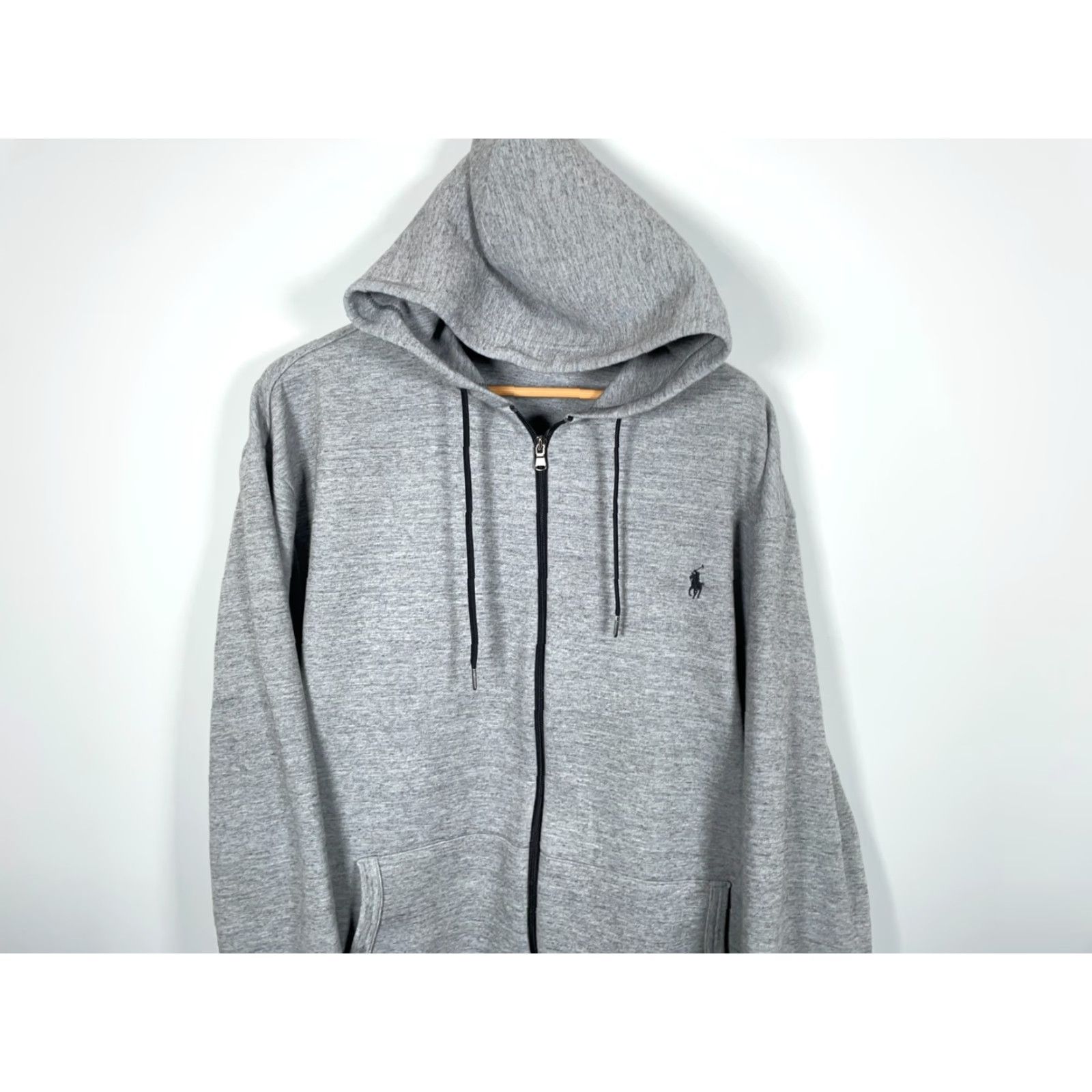 Polo Ralph Lauren Polo Ralph Lauren Zip Hoodie Adult 2XL Heather Gray Sweatshirt Cotton Blend Size US XXL / EU 58 / 5 - 4 Thumbnail