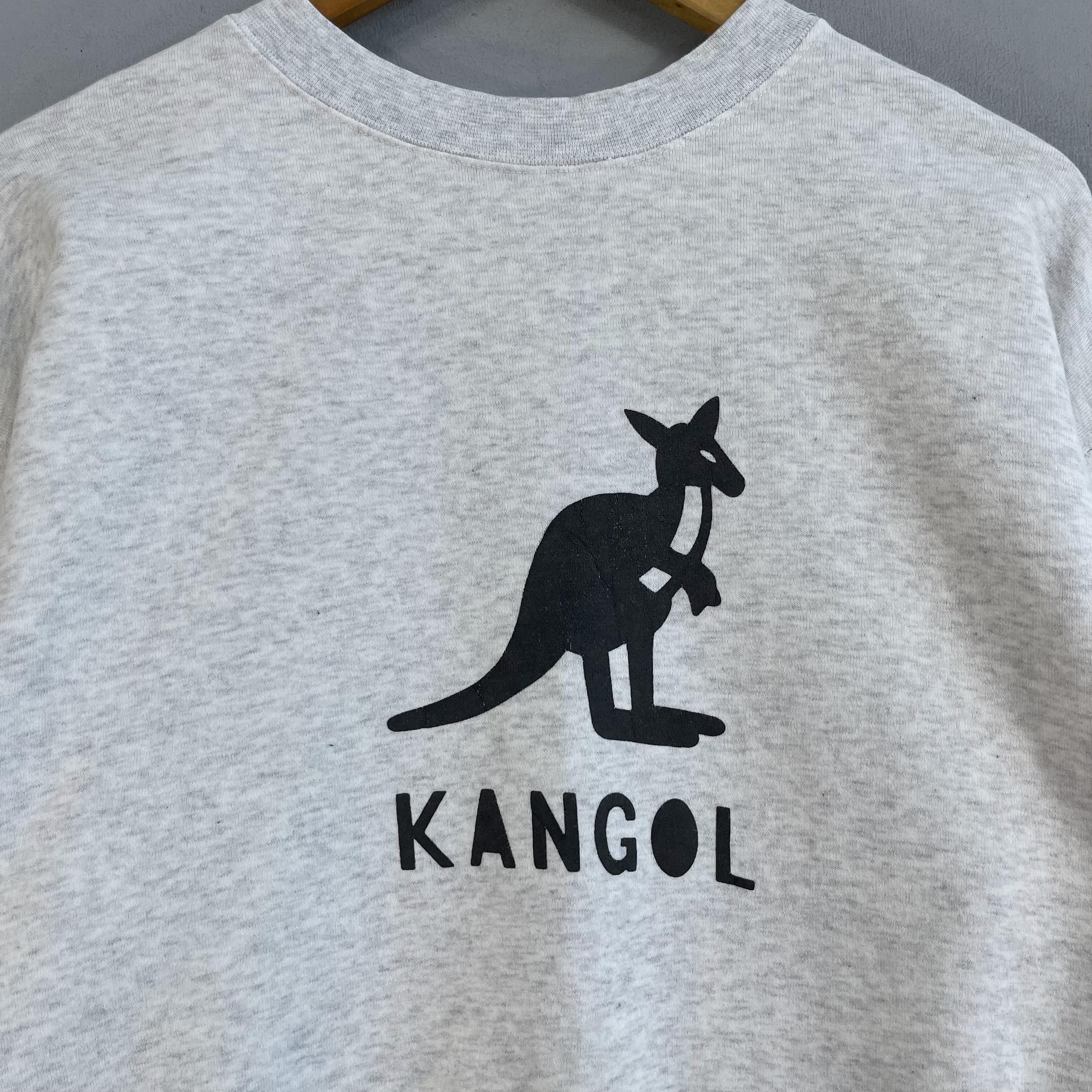 Kangol × Vintage Vintage KANGOL Big Logo Spell Out Printed Sweatshirt Size US M / EU 48-50 / 2 - 2 Thumbnail