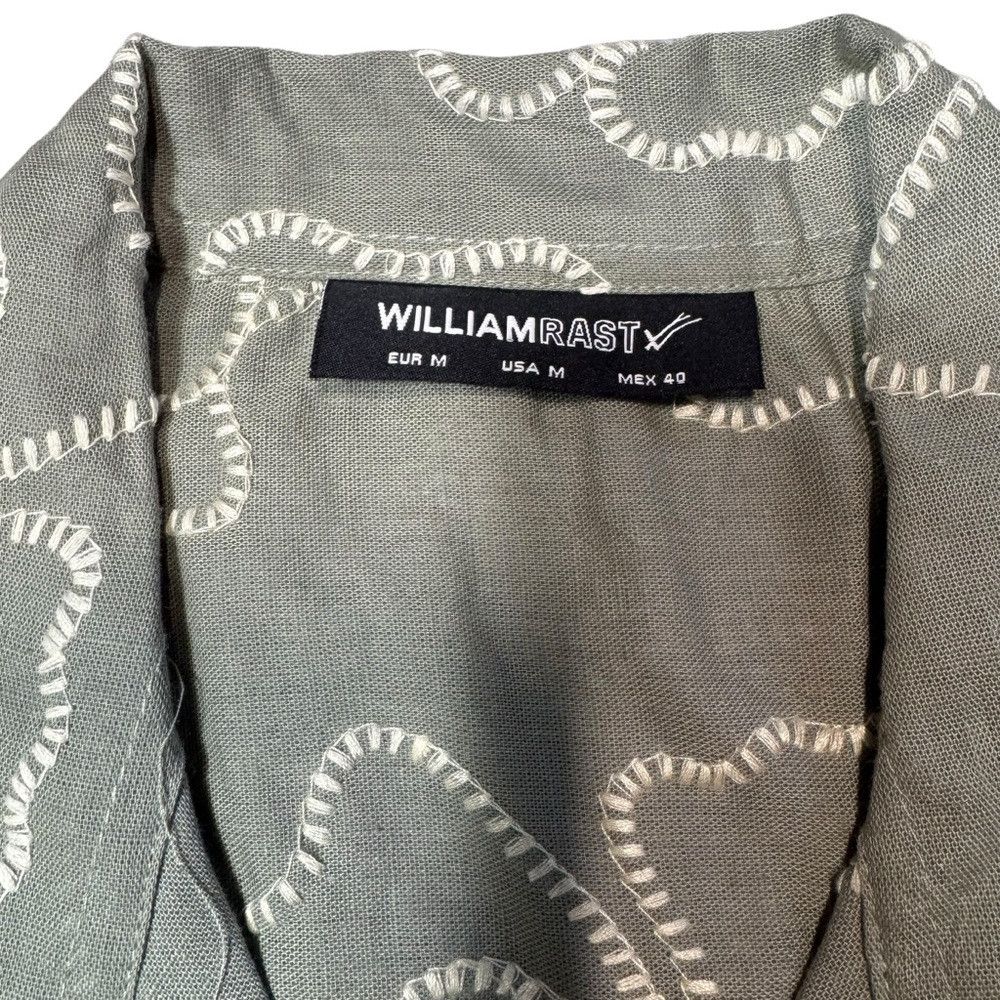 William Rast NWT New $99 William Rast Grey Floral Embroidered Cotton Shi Size US M / EU 48-50 / 2 - 3 Thumbnail
