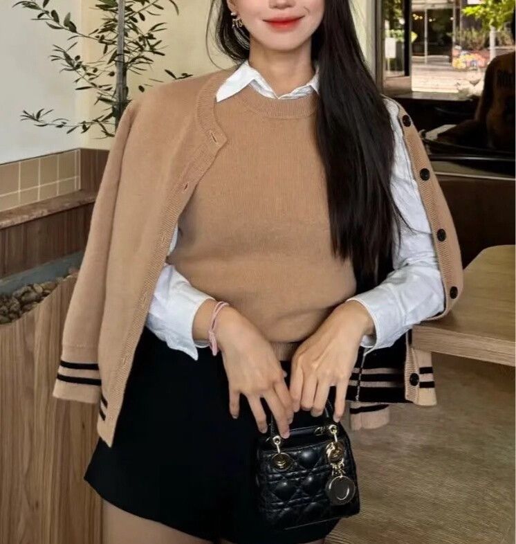 Dior Dior Cashmere Two-Piece Top Size XXS / US 00 / IT 34 - 1 Thumbnail