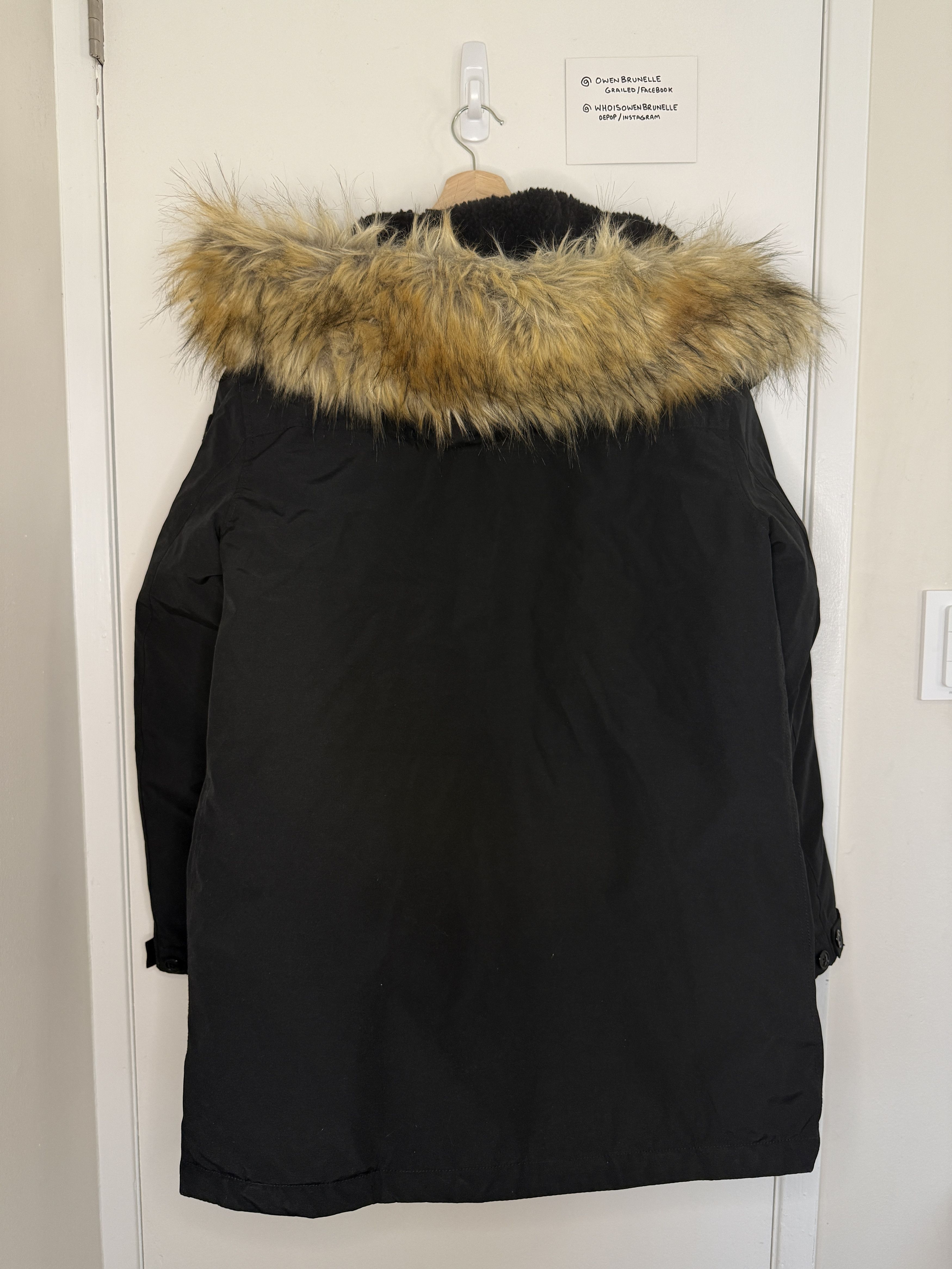 J.Crew J.Crew Nordic Parka L Black Faux Fur Down Winter Coat Size US L / EU 52-54 / 3 - 5 Thumbnail