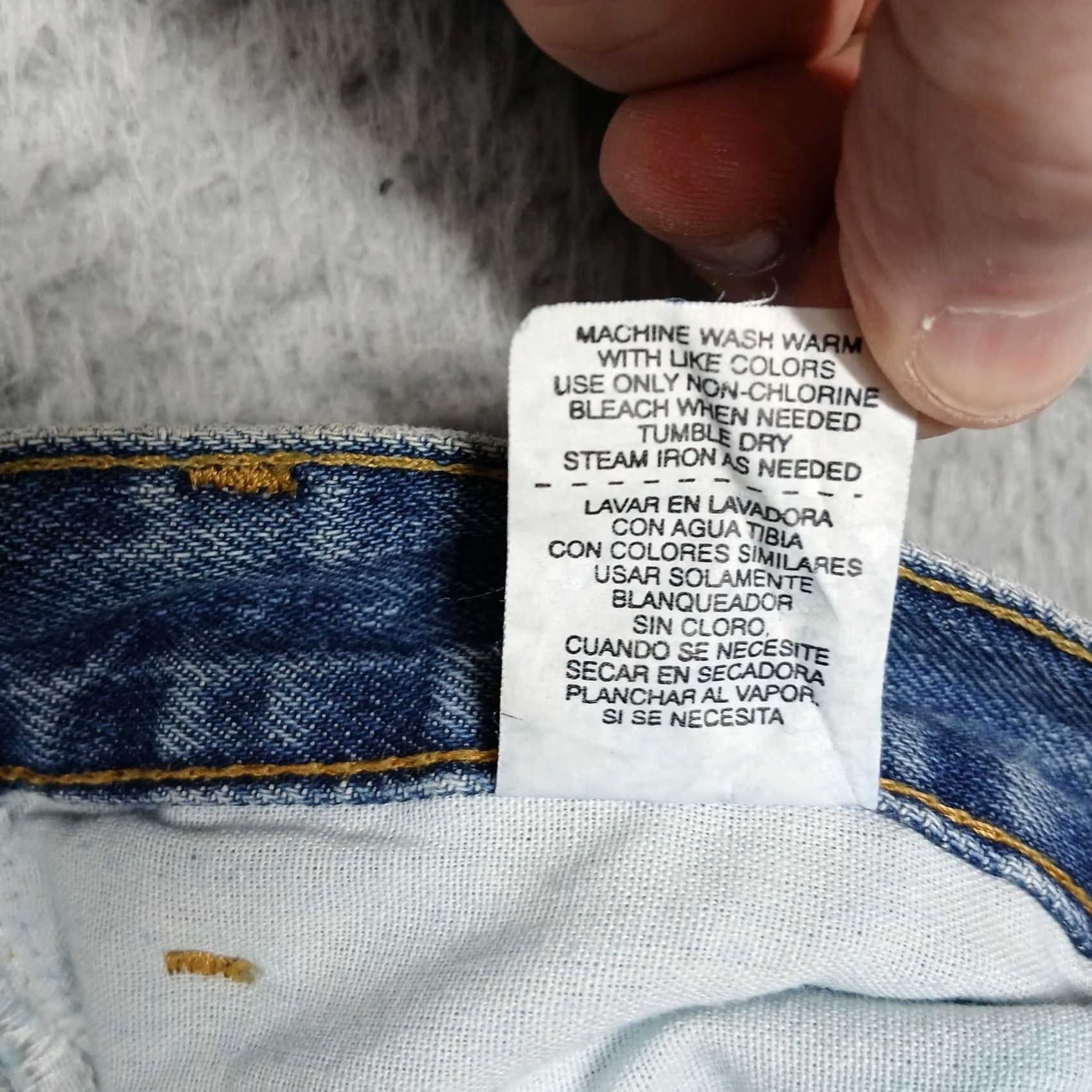 Vintage Arizona Jean Company Jeans Mens 50 Blue Relaxed Medium Wash Denim 523-4450 Size US 34 / EU 50 - 7 Thumbnail