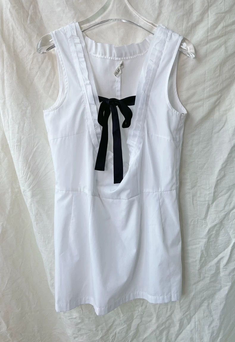 Comme des Garcons Comme Des Garcons Black bow-tie waistcoat with pinched U n Size M / US 6-8 / IT 42-44 - 3 Thumbnail