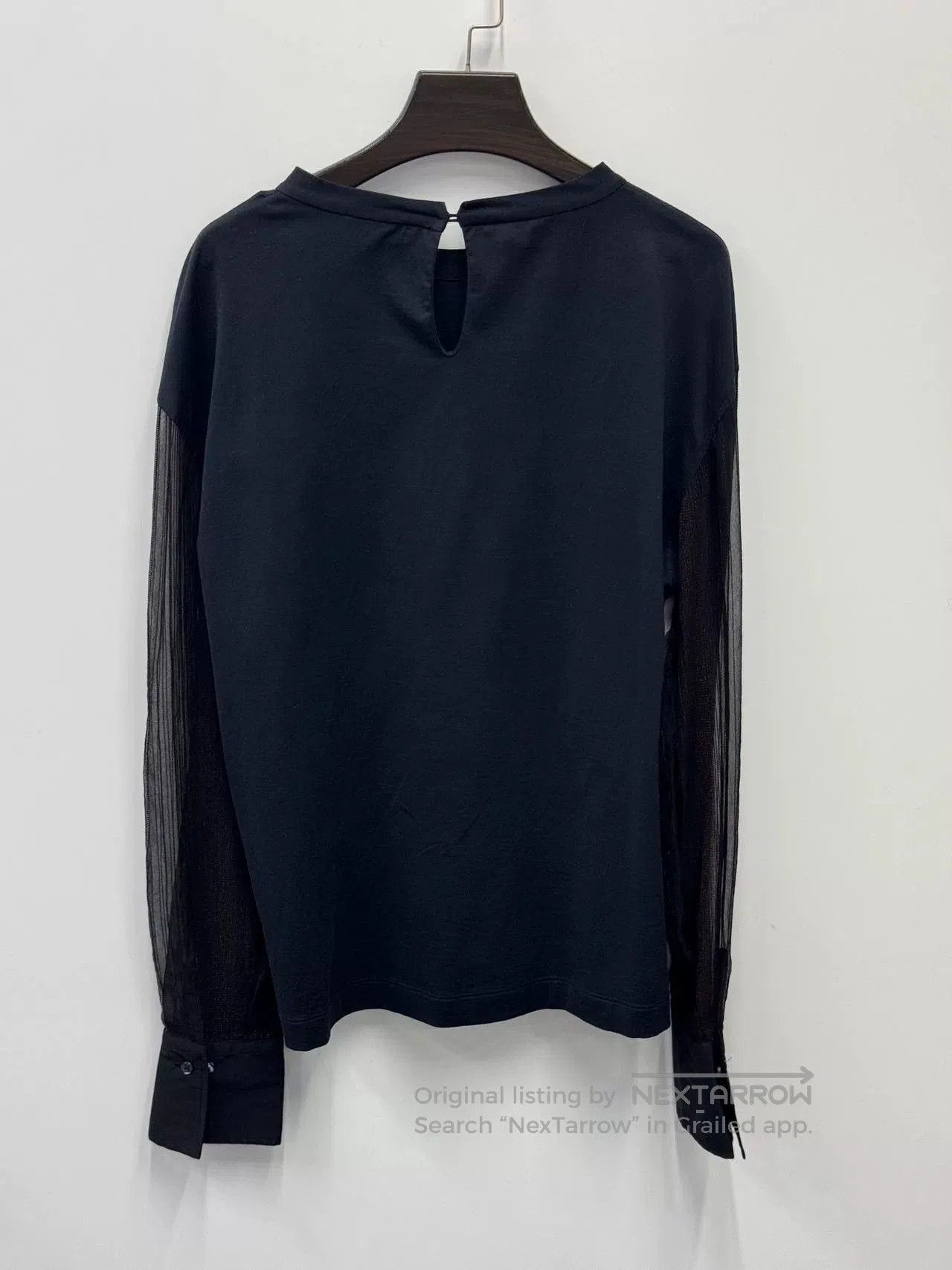 Brunello Cucinelli navy long sleeve T. Size US M / EU 48-50 / 2 - 3 Thumbnail