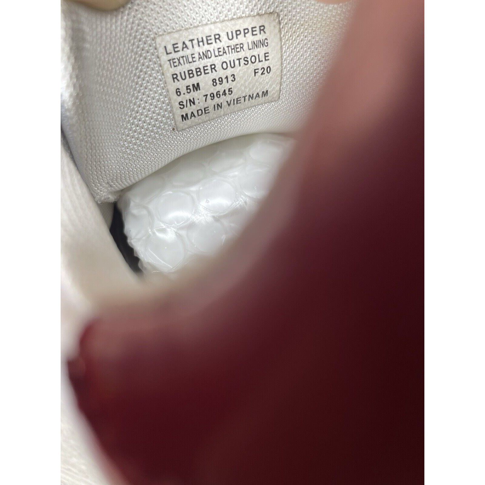Tory Burch TORY BURCH Howell Court White Leather Red Sneakers Shoes Wom Size US 6.5 / IT 36.5 - 7 Thumbnail