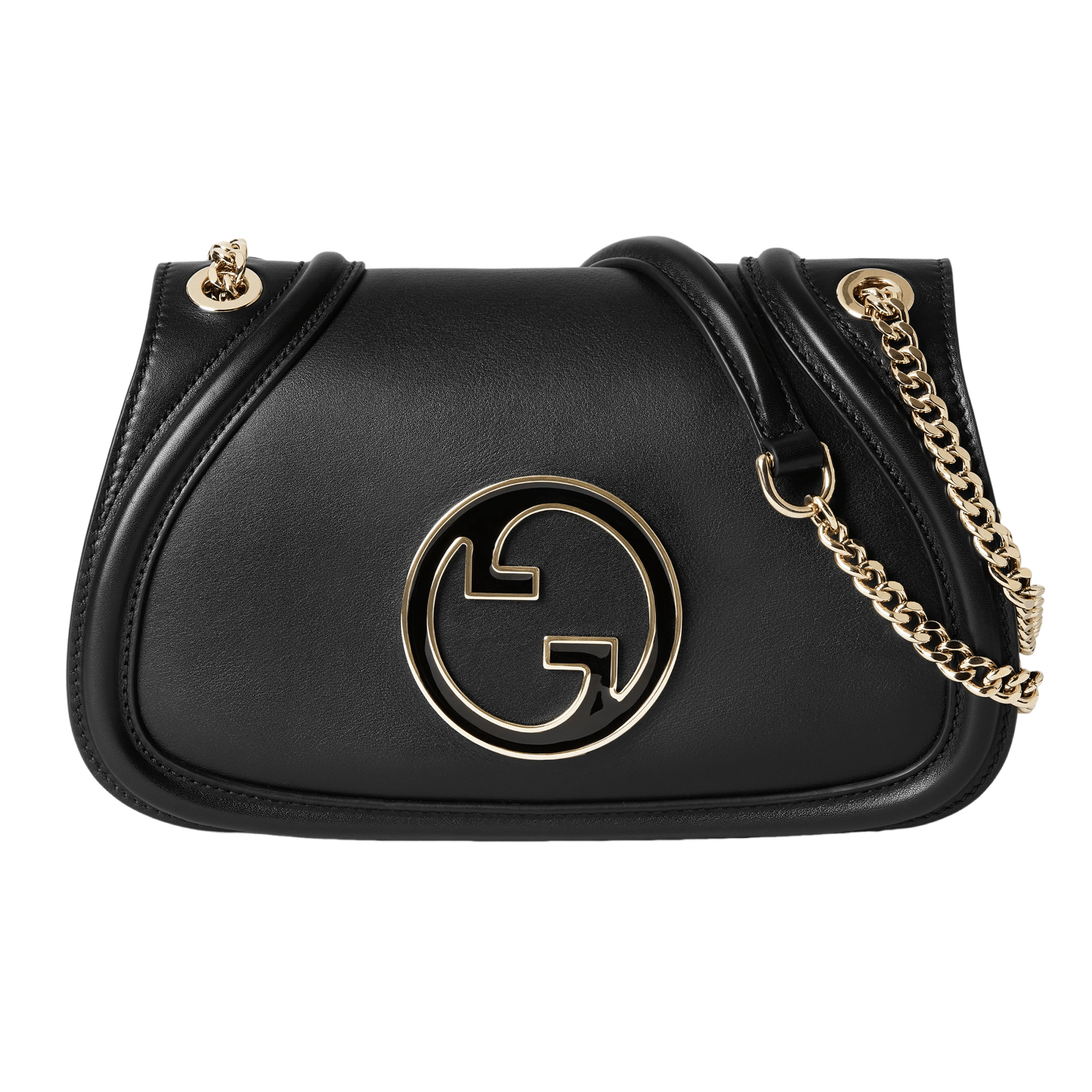Gucci GUCCI Blondie Medium Black Leather Shoulder Bag Size ONE SIZE - 1 Thumbnail